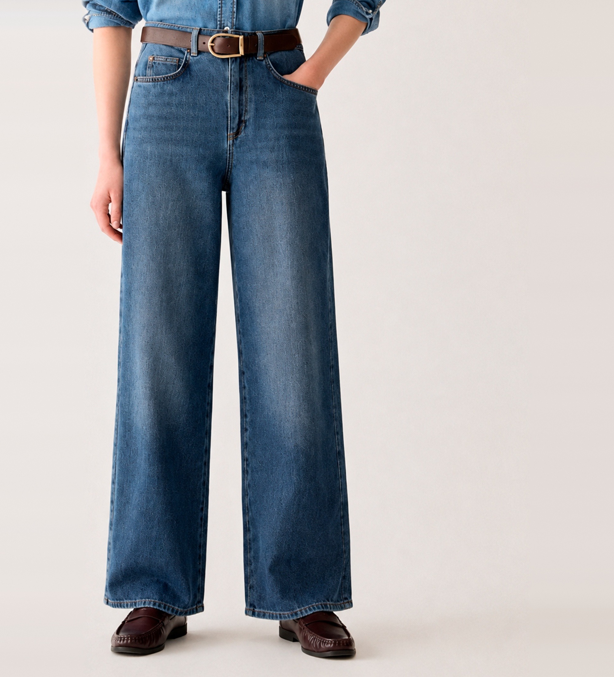 PennyBlack für Damen. 2621186053200 Jeans Puddle blau (42), Lässig, Baumwolle, Denim