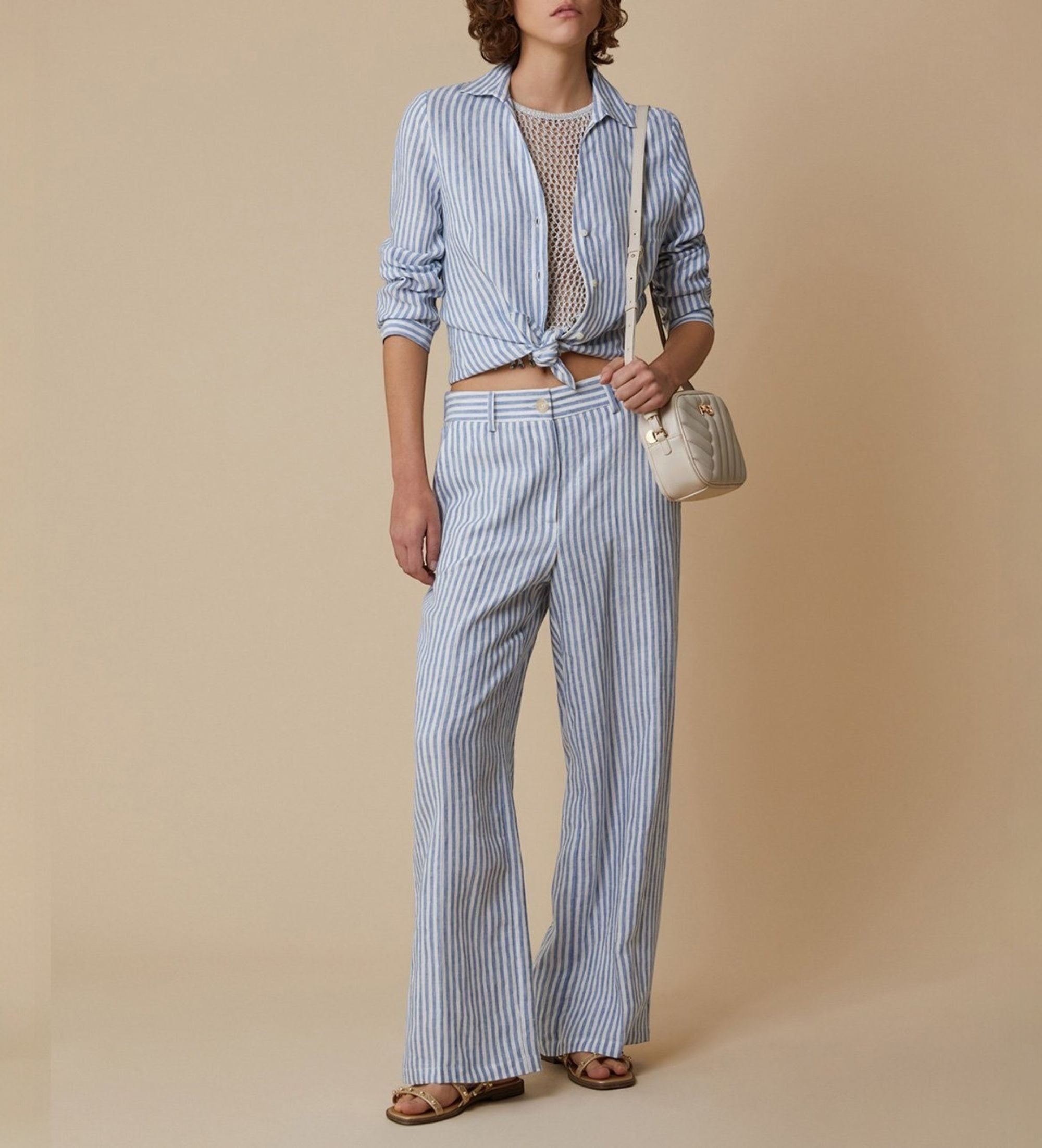 PennyBlack für Damen. 2511131233200 Zuara Hose blau (M/L), Lässig, Leinen