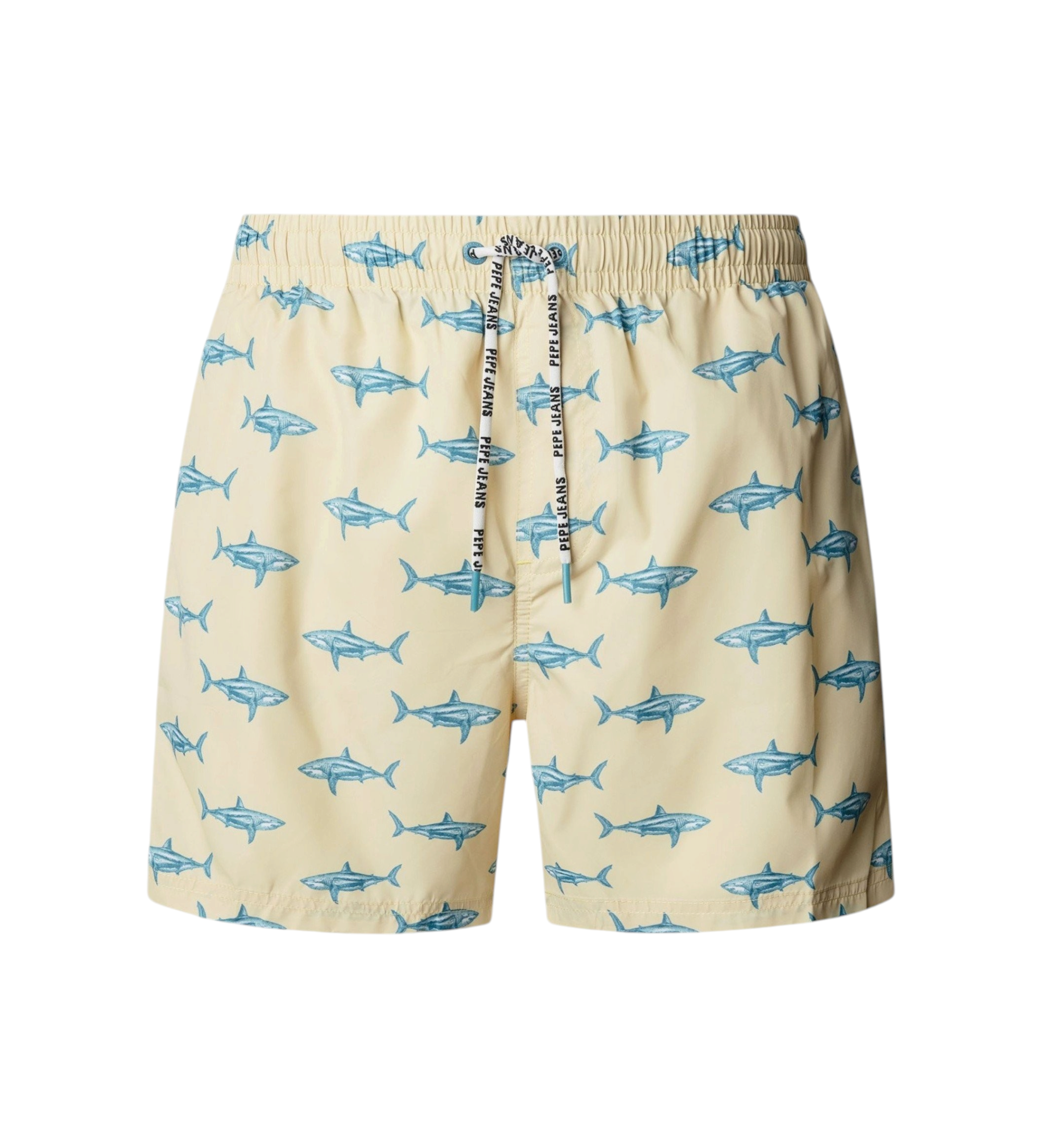 Pepe Jeans für Herren. PMB100031 Hai Badeanzug gelb (L), Strandbekleidung, Polyester