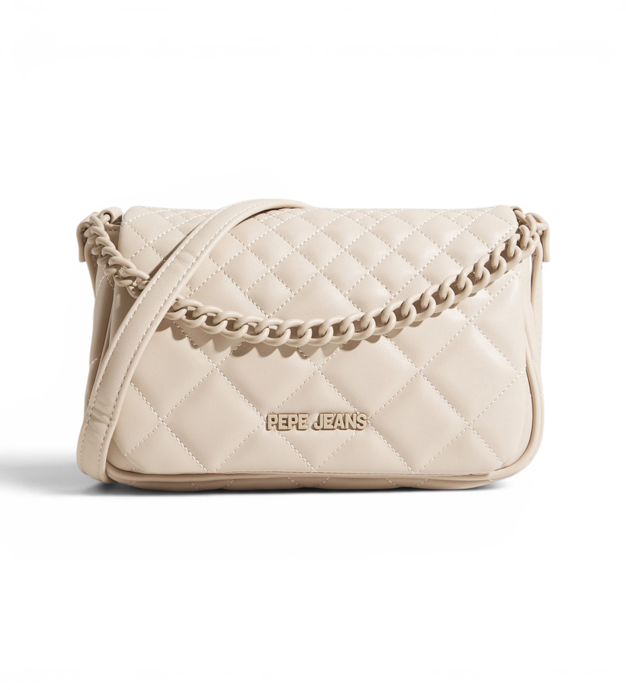 Pepe Jeans für Damen. PL0300044 Giorgia beige Handtasche (OSFA), Lässig, Party, Polyurethan