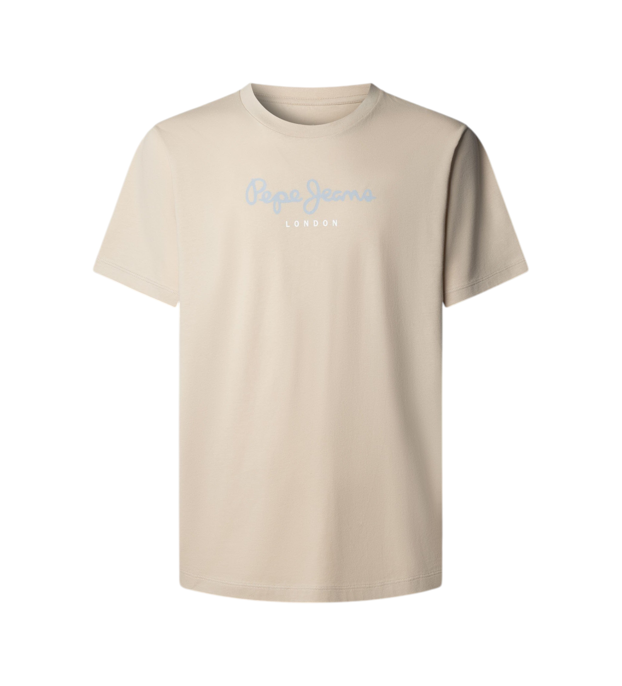 Pepe Jeans für Herren. PM5010178 Eggo N T-shirt beige (S), Lässig, Baumwolle, Kurzarm