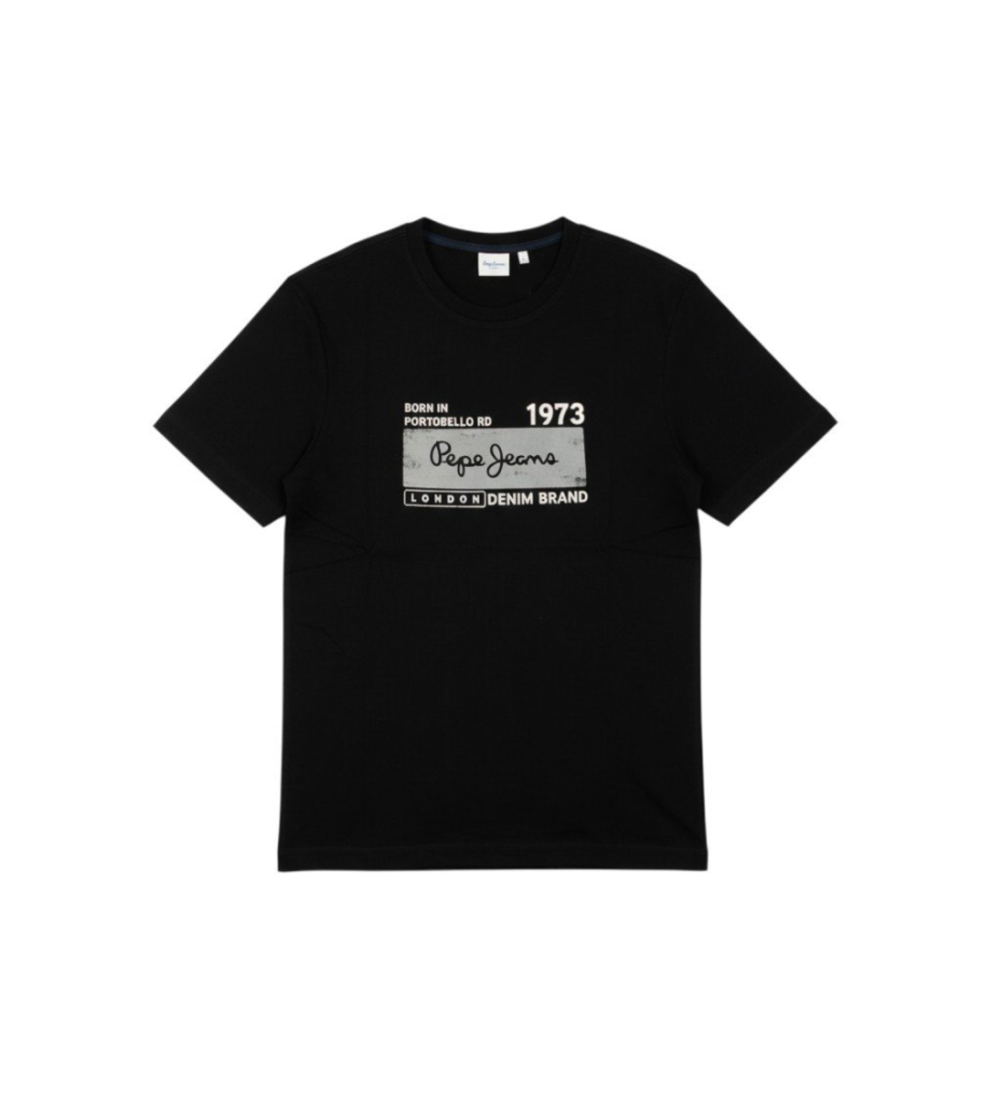 Pepe Jeans für Herren. PM5010361 Grayson T-shirt schwarz (M), Lässig, Baumwolle, Kurzarm
