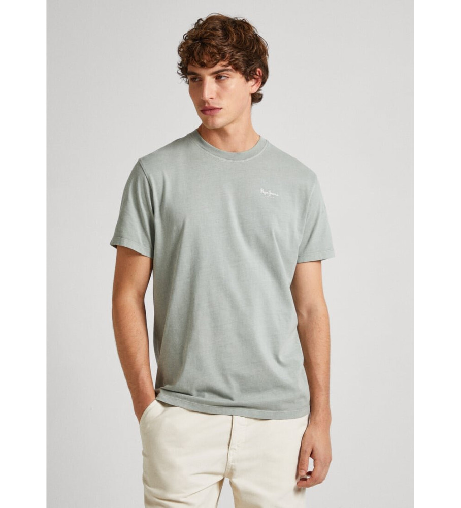 Pepe Jeans für Herren. PM508664 Jacko T-shirt grün (S), Lässig, Baumwolle, Kurzarm, Nachhaltig
