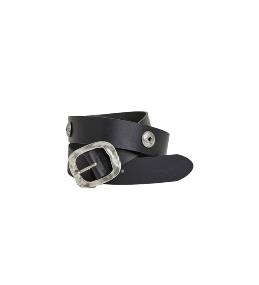 Pepe Jeansvoor vrouwen. PL020832 Mya Leren Riem zwart (S), Casual, Leer