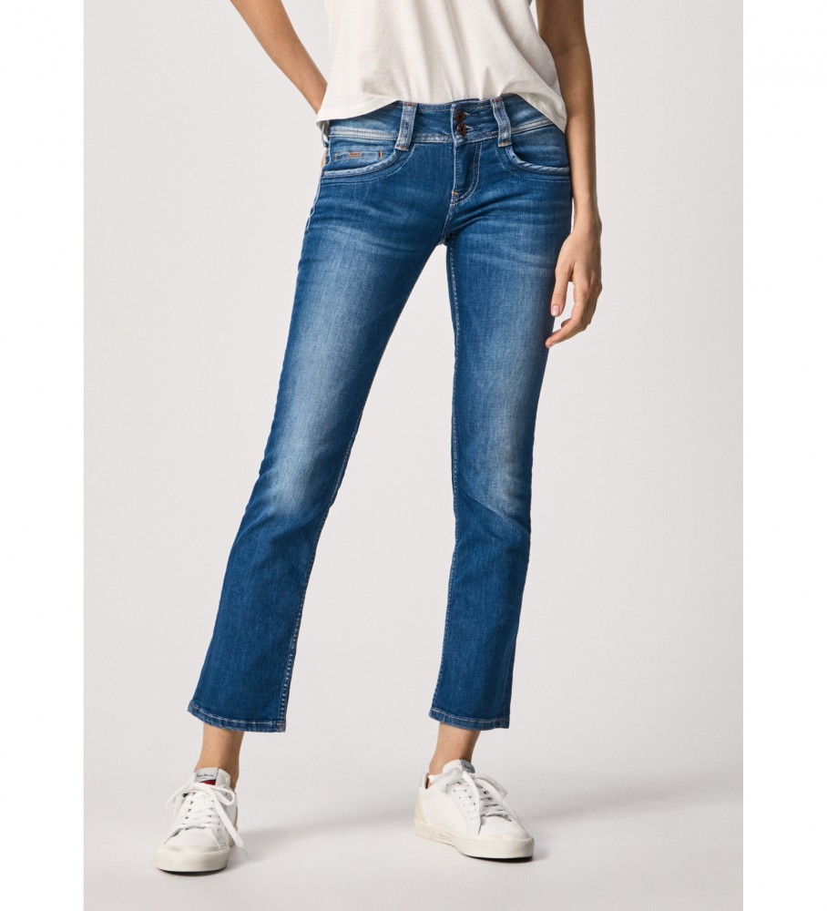 Pepe Jeans für Damen. PL204159D45 Jeans Jen blau (27/30), Lässig, Baumwolle