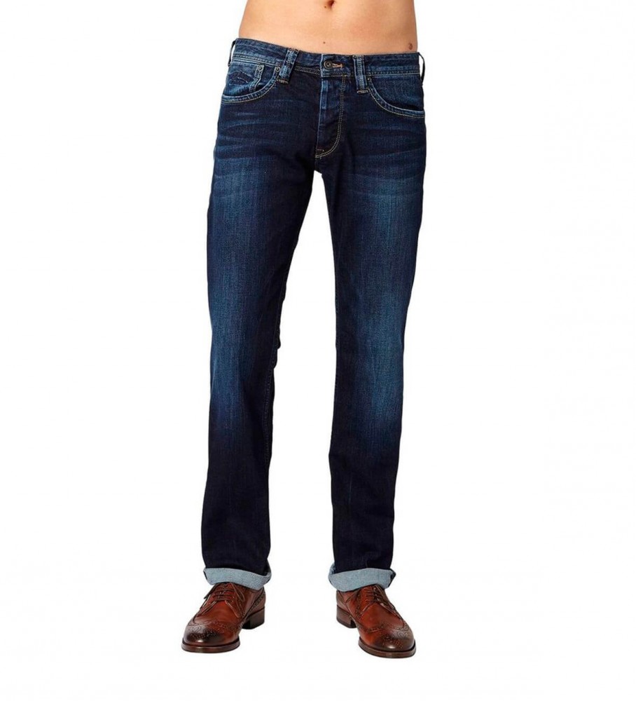 Pepe Jeans für Herren. PM206318Z45 Jeans Cash Marino (29/32), Lässig, Baumwolle, Marine
