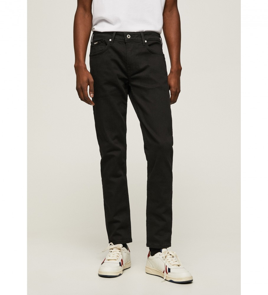 Pepe Jeans für Herren. PM206321XE5 Finsbury Skinny Jeans schwarz (32/32), Lässig, Baumwolle, Denim, Nachhaltig