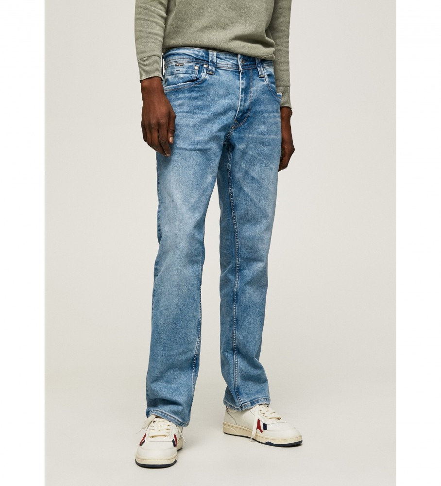 Pepe Jeans für Herren. PM206318VX5 Jeans Cash blau (38/34), Lässig, Baumwolle, Denim