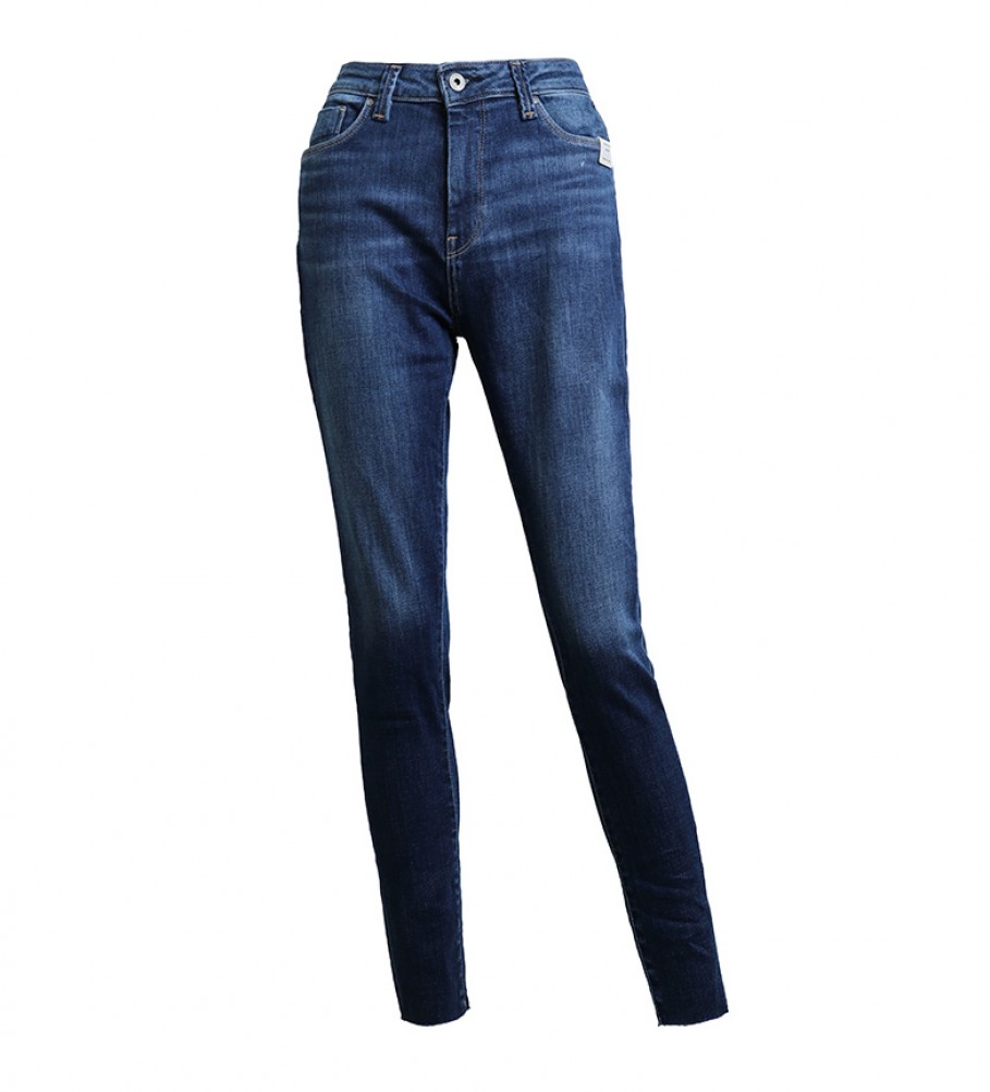 Pepe Jeans für Damen. PL202285HH70 Jeans Dion Skinny Fit blau (35), Lässig, Baumwolle, Denim, Polyester, Viskose, Elastan