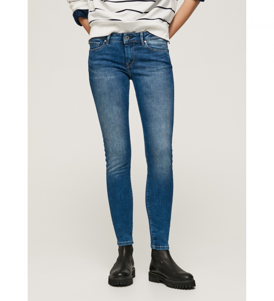 Pepe Jeans für Damen. PL204174Z63 Jeans Soho Blau (26/30), Lässig, Baumwolle
