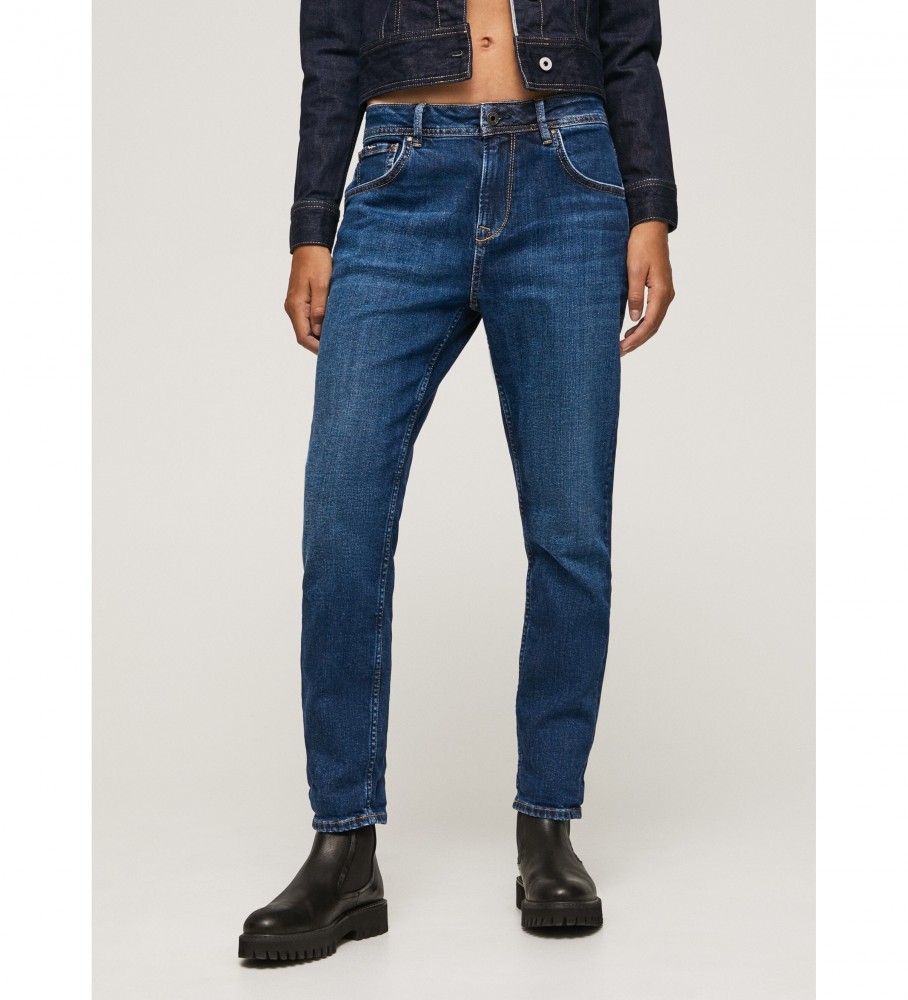 Pepe Jeans für Damen. PL204176VR6 Jeans Veilchenblau (25/34), Lässig, Baumwolle, Nachhaltig