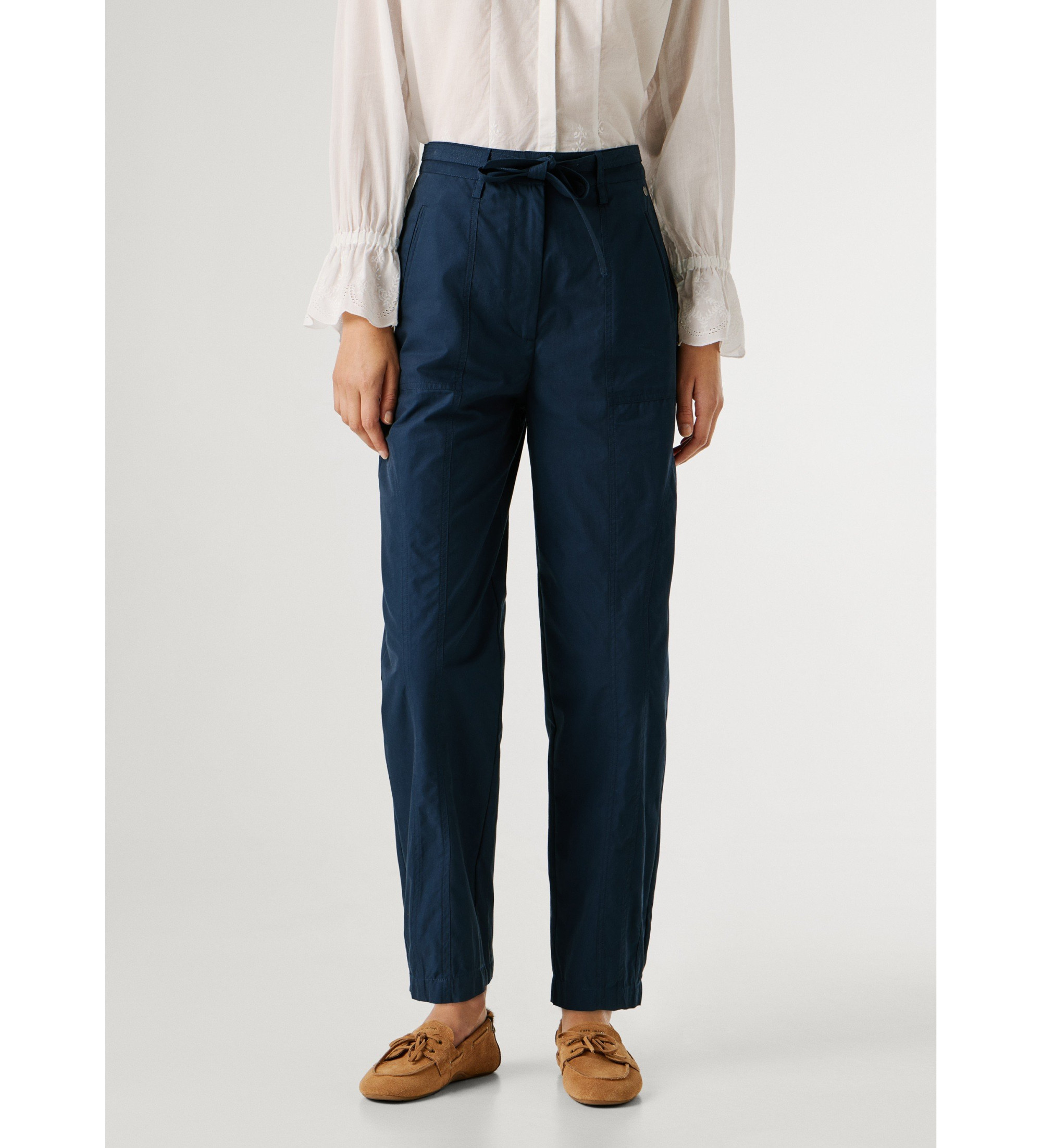 Pepe Jeans für Damen. PL2100076 Alice Hose blau (S), Lässig, Baumwolle