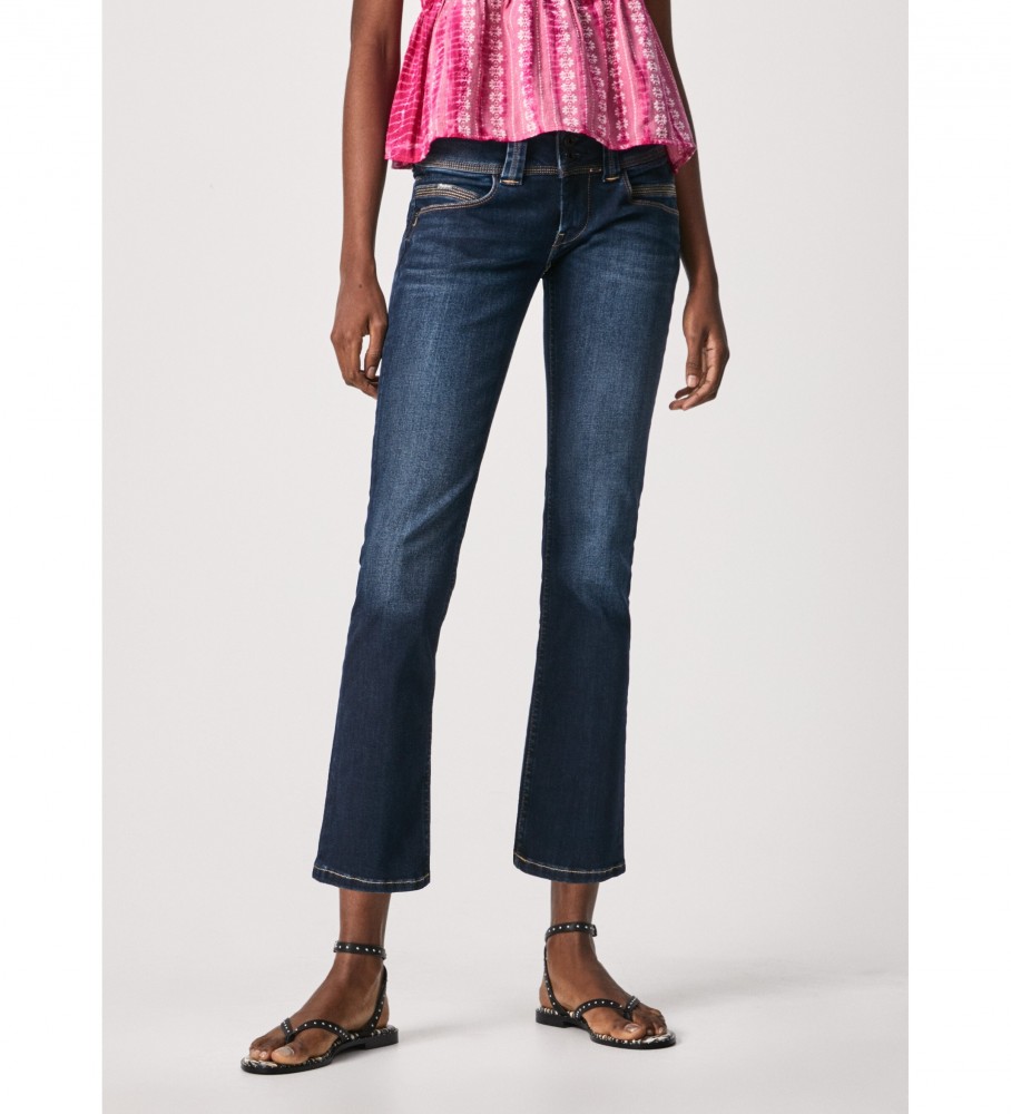 Pepe Jeans für Damen. PL204175H06 Jeans Venus blau (27/34), Lässig, Baumwolle