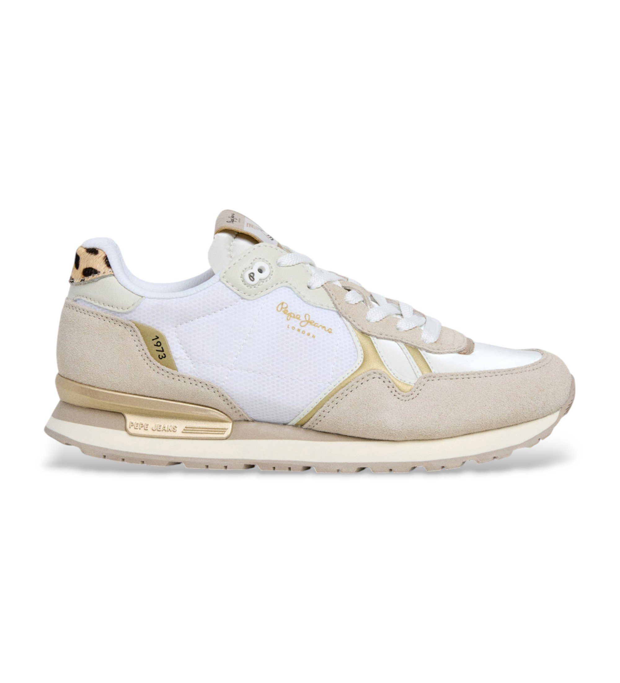Pepe Jeans für Damen. PLS400023 Britlen beige Hausschuhe (41), Wohnung, Schnürsenkel, Lässig