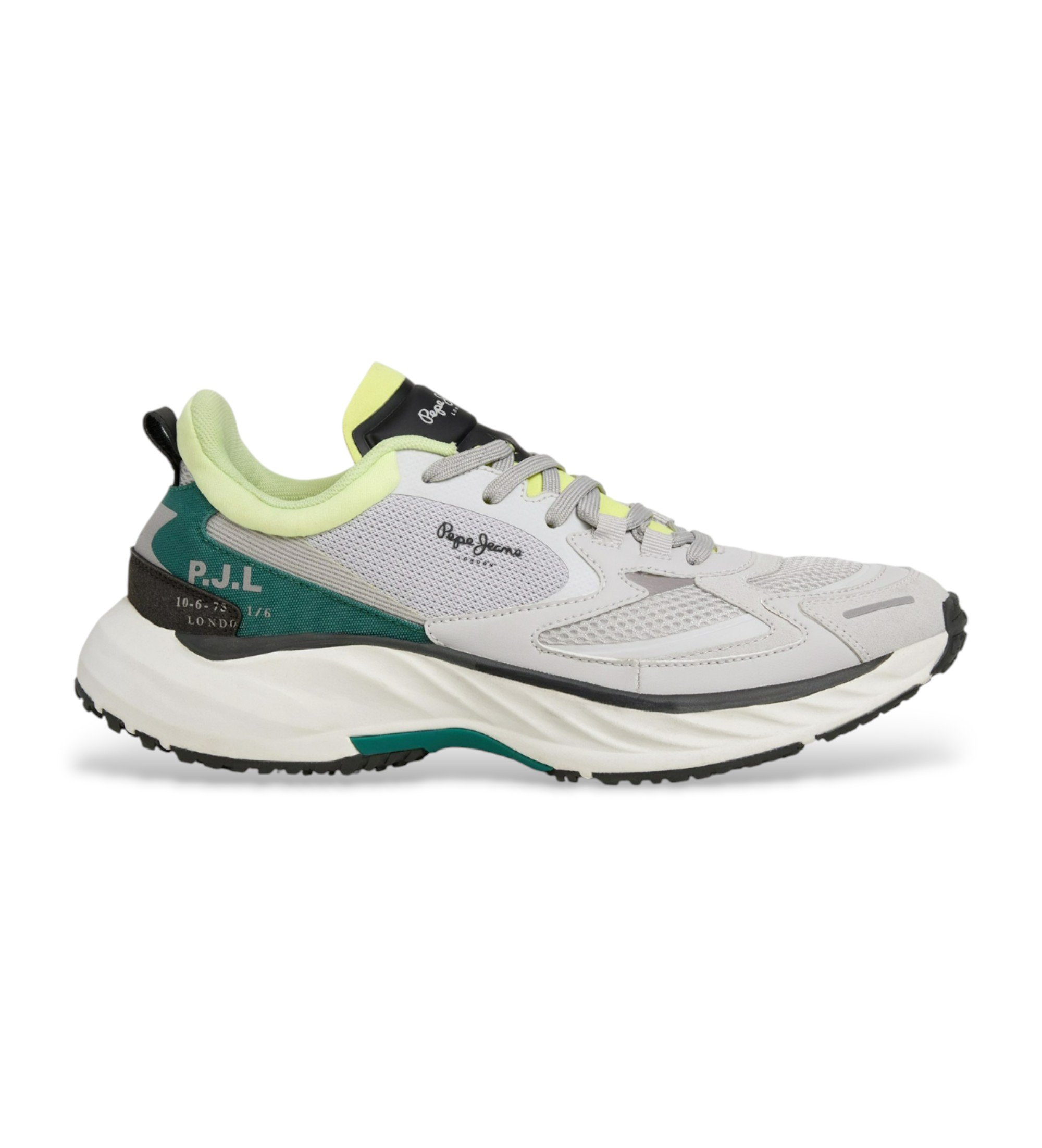 Pepe Jeans für Herren. PMS600020 Cromer Street mehrfarbige Turnschuhe (44), Stoff, Wohnung, Schnürsenkel, Lässig