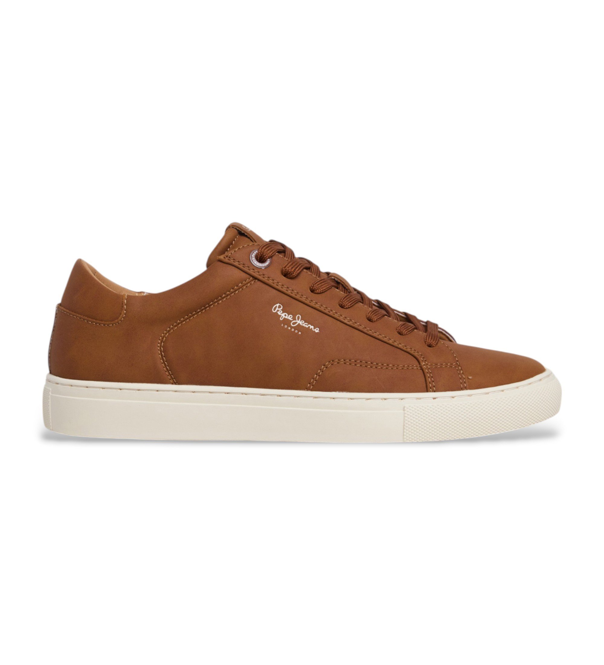 Pepe Jeans für Herren. PMS00048 Turnschuhe Joe basic braun (45), Wohnung, Schnürsenkel, Lässig