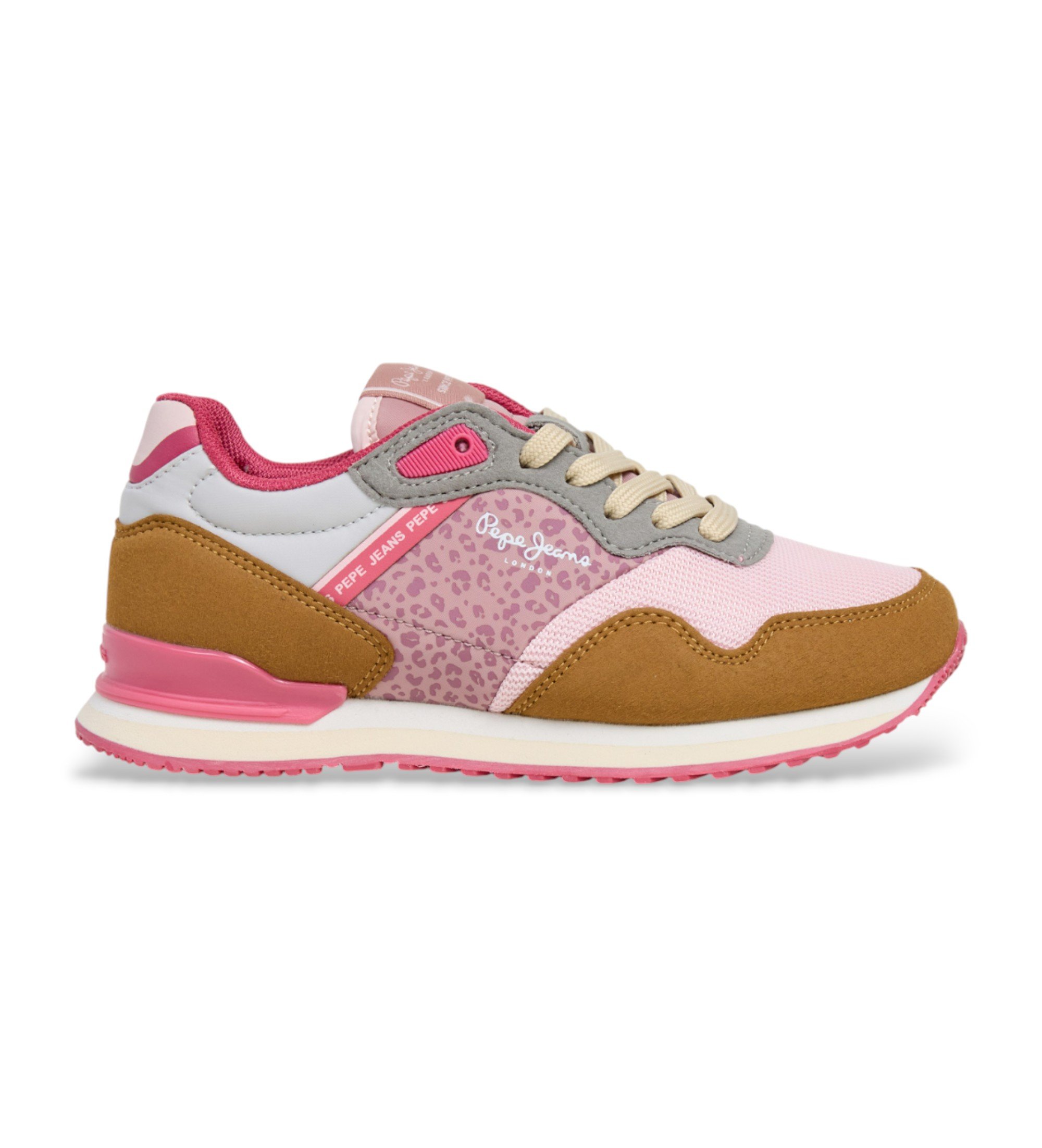 Pepe Jeans für Damen. PGS400014 London Chic mehrfarbige Hausschuhe (40), Wohnung, Schnürsenkel, Lässig
