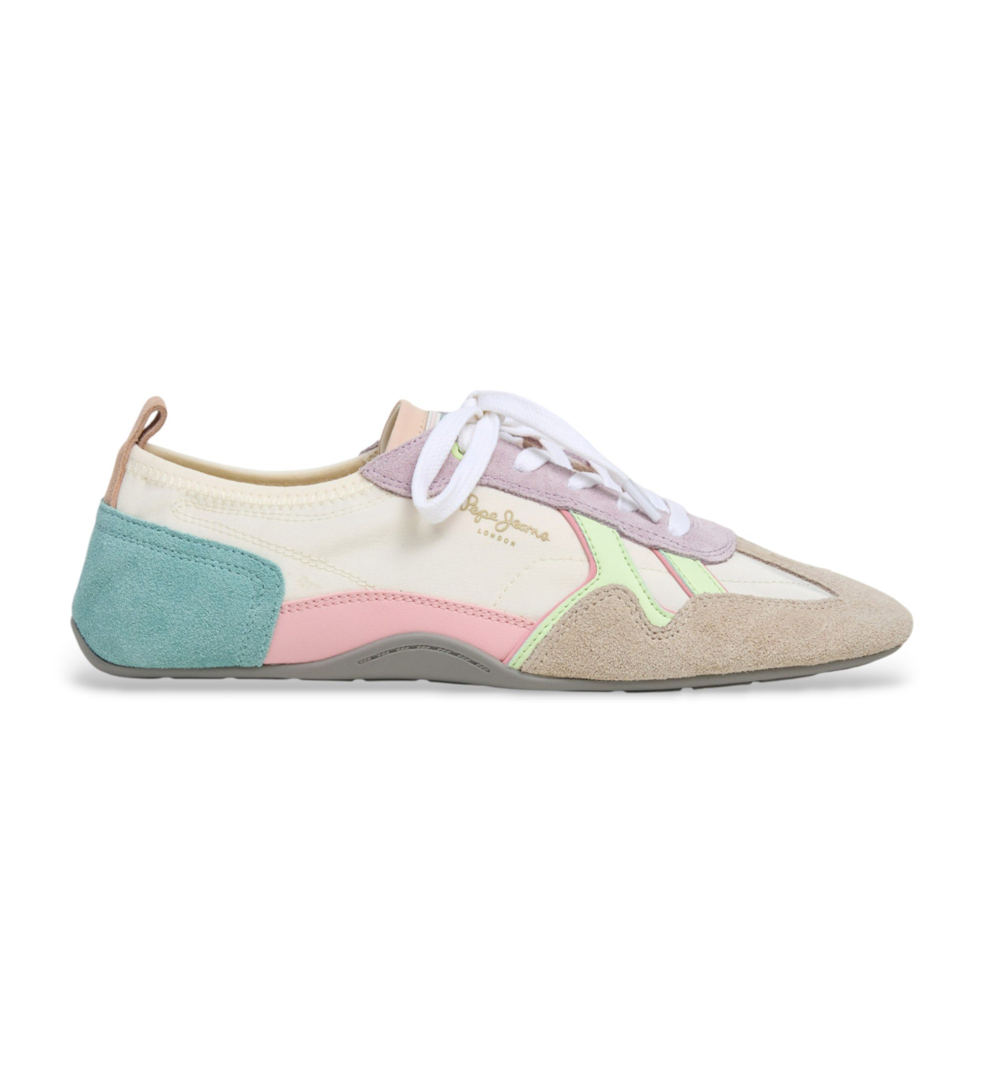 Pepe Jeans für Damen. PLS600058 Turnschuhe Noa Sporty mehrfarbig (37), Wohnung, Schnürsenkel, Lässig