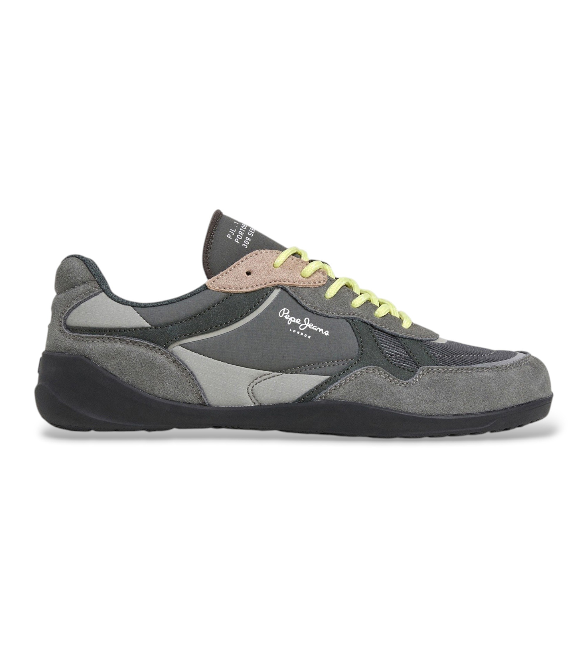 Pepe Jeansvoor mannen. PMS300034 Savile Racer sneakers grijs (40), Plat, Suède, Veters, Casual