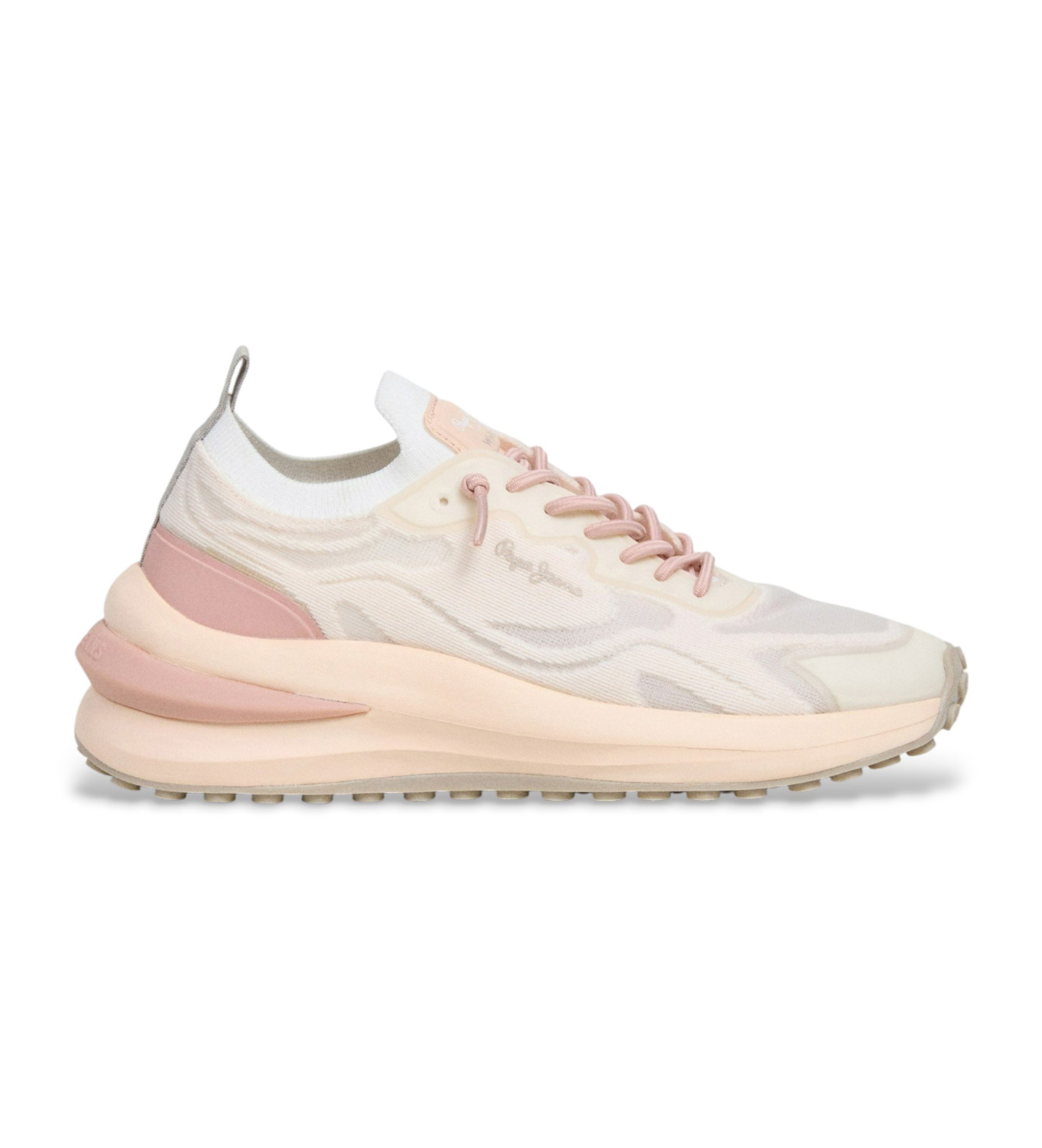Pepe Jeans für Damen. PLS600052 Schuhe Winslow Fresh rosa (36), Wohnung, Schnürsenkel, Lässig