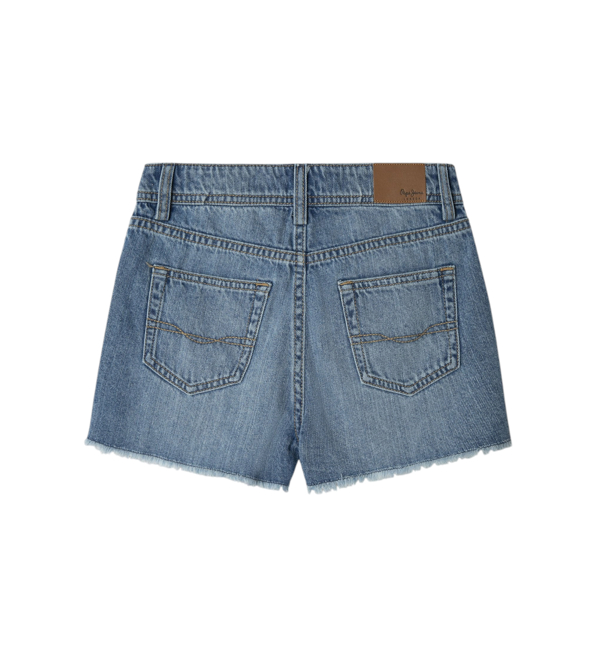 Pepe Jeans dla dziewczynki. PG8000008 Skort Tammy Frayed niebieski (12años= 152cm), Zwykły, Bawełna, Denim, moda dzieci?ca