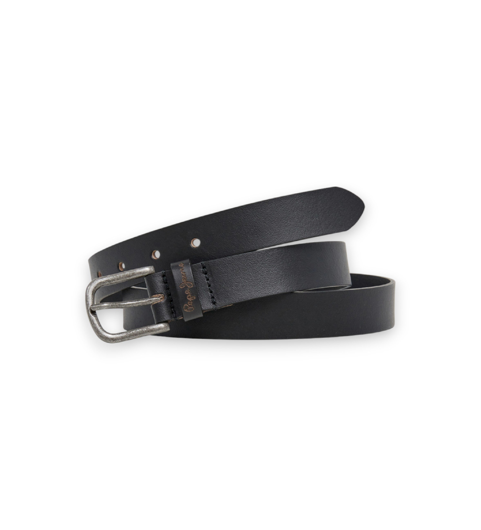 Pepe Jeans für Herren. PM0200002 Aaron Gürtel schwarz (95 cm), Lässig, Leder
