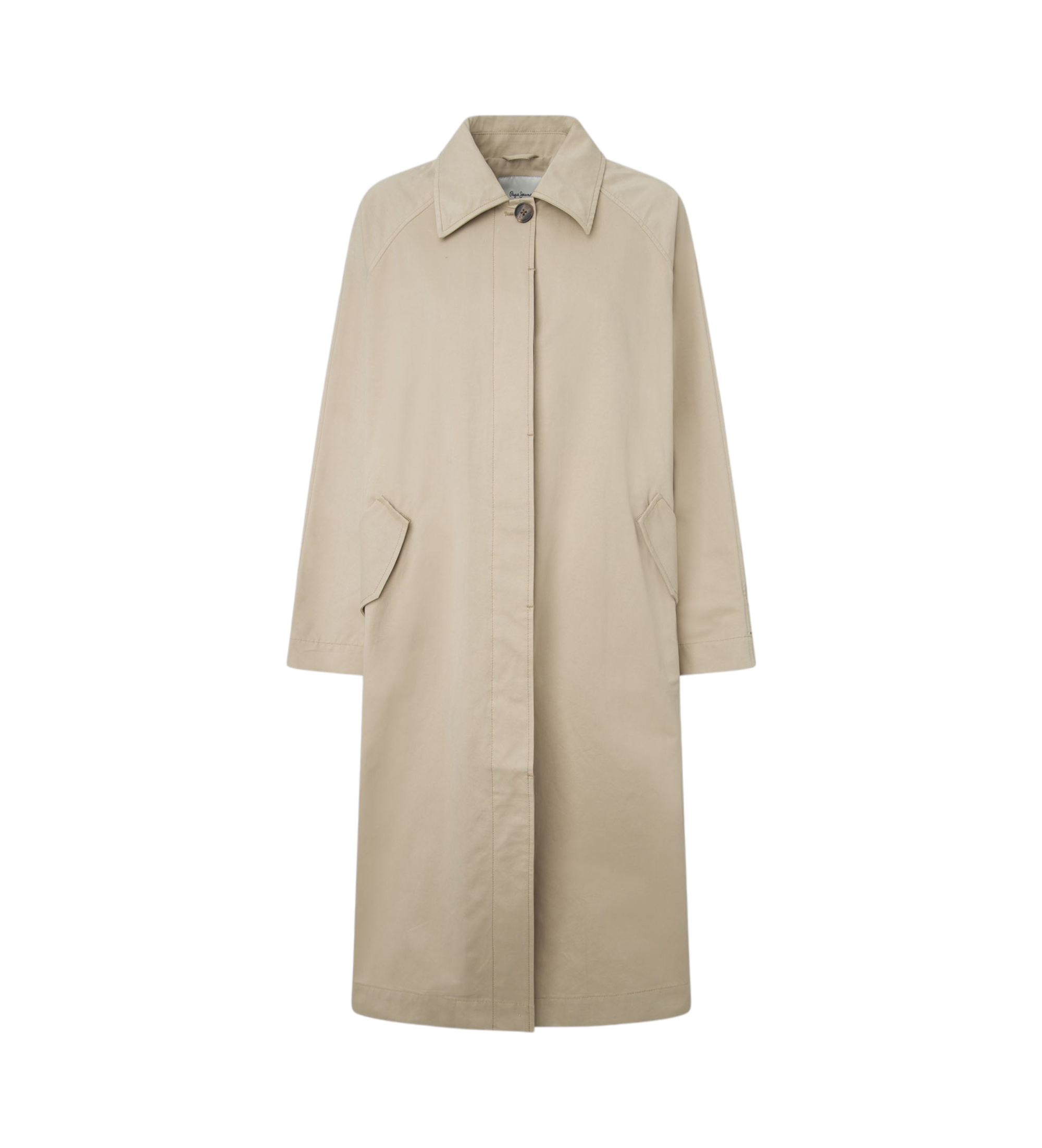 Pepe Jeans für Damen. PL402418 Beiger Trenchcoat von Alice (M), Lässig