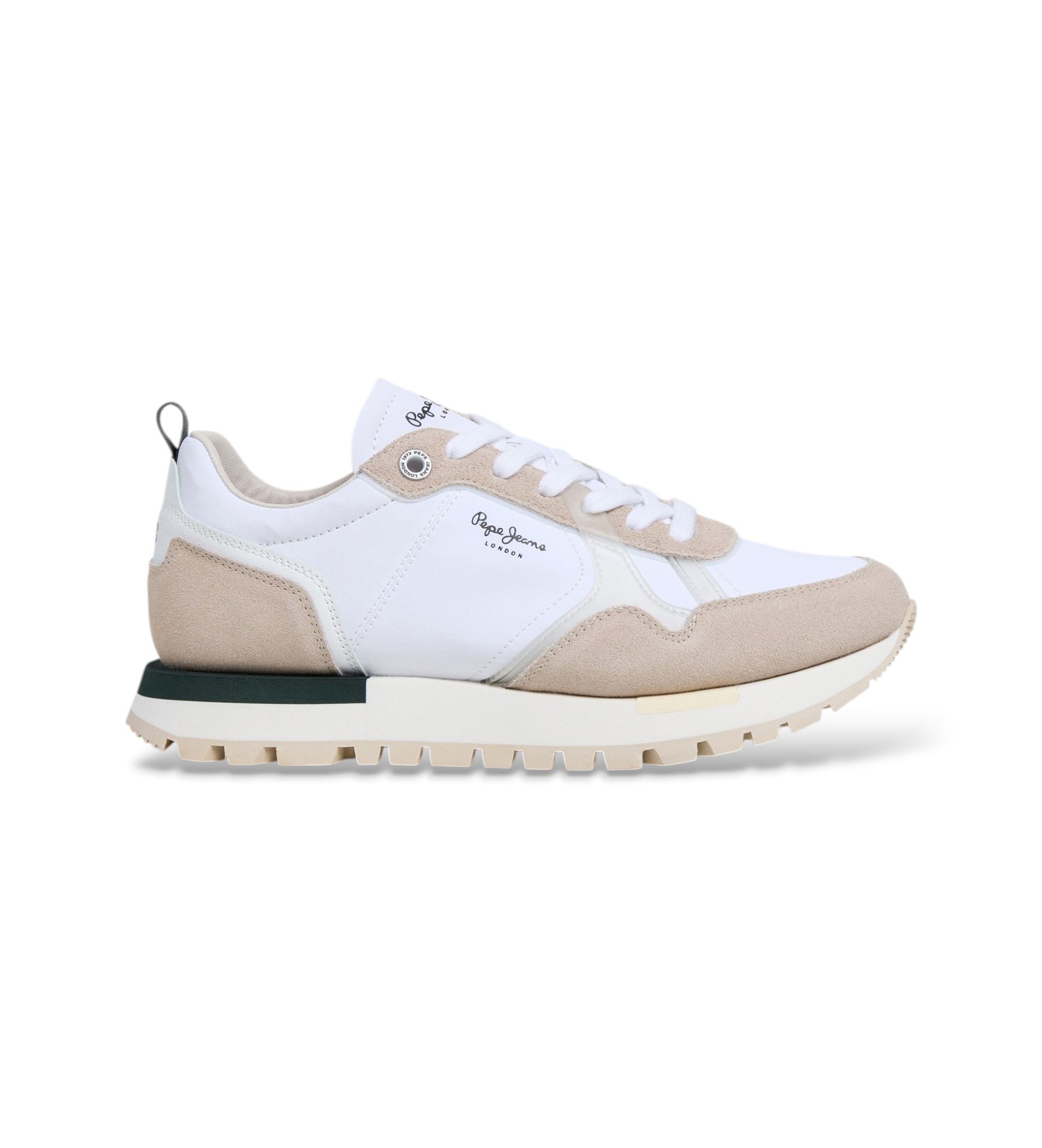 Pepe Jeans für Herren. PMS400032 Ari Urban Turnschuhe weiß (41), Wohnung, Schnürsenkel, Lässig