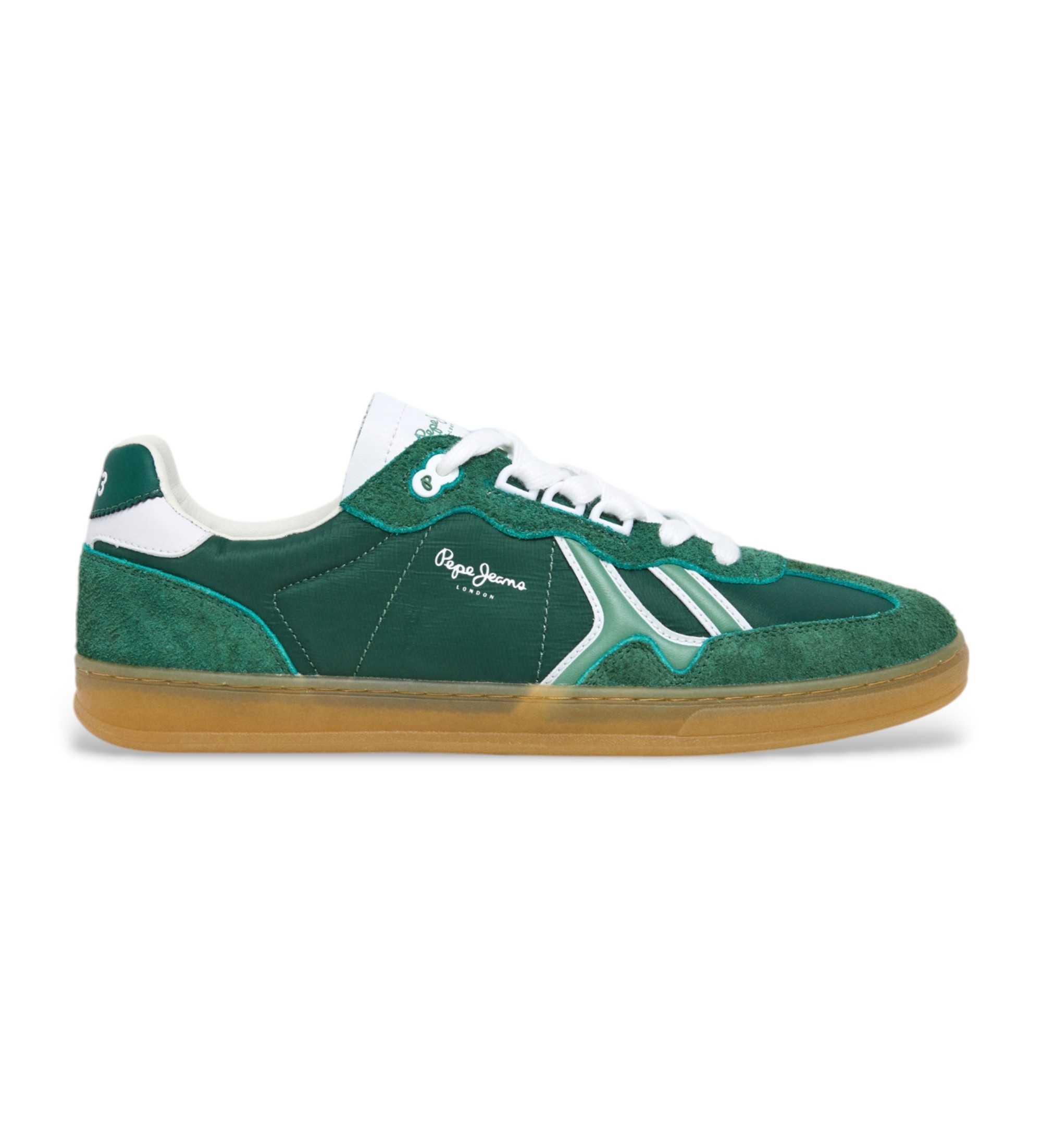 Pepe Jeans für Herren. PMS00040 All Fun Leder Turnschuhe (43), Wohnung, Schnürsenkel, Lässig