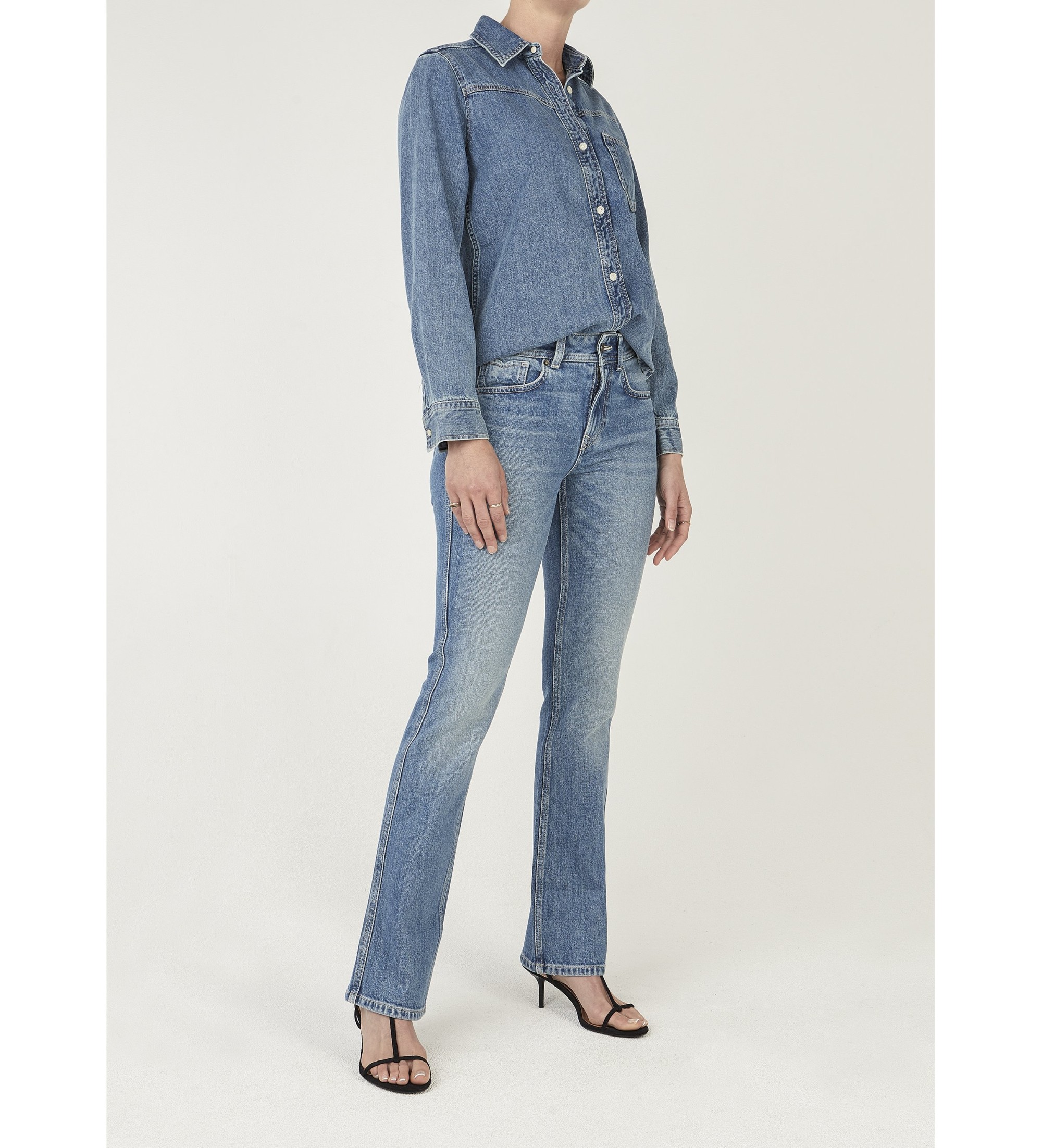 Pepe Jeans für Damen. PL20509244VB Jeans Bootcut Piper blau (28/32), Lässig, Baumwolle, Denim