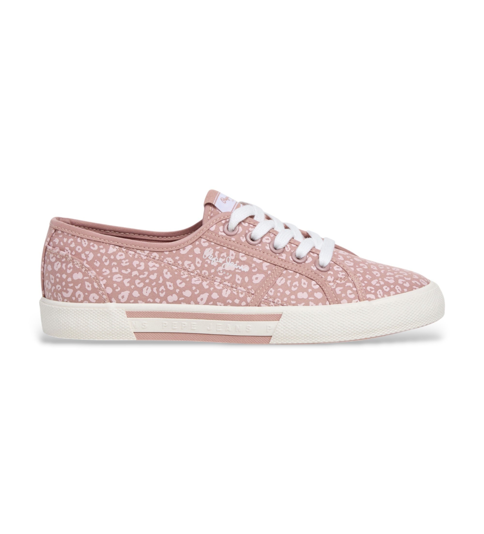 Pepe Jeans für Damen. PLS300021 Brady Fresh beige Turnschuhe (36), Wohnung, Schnürsenkel, Lässig