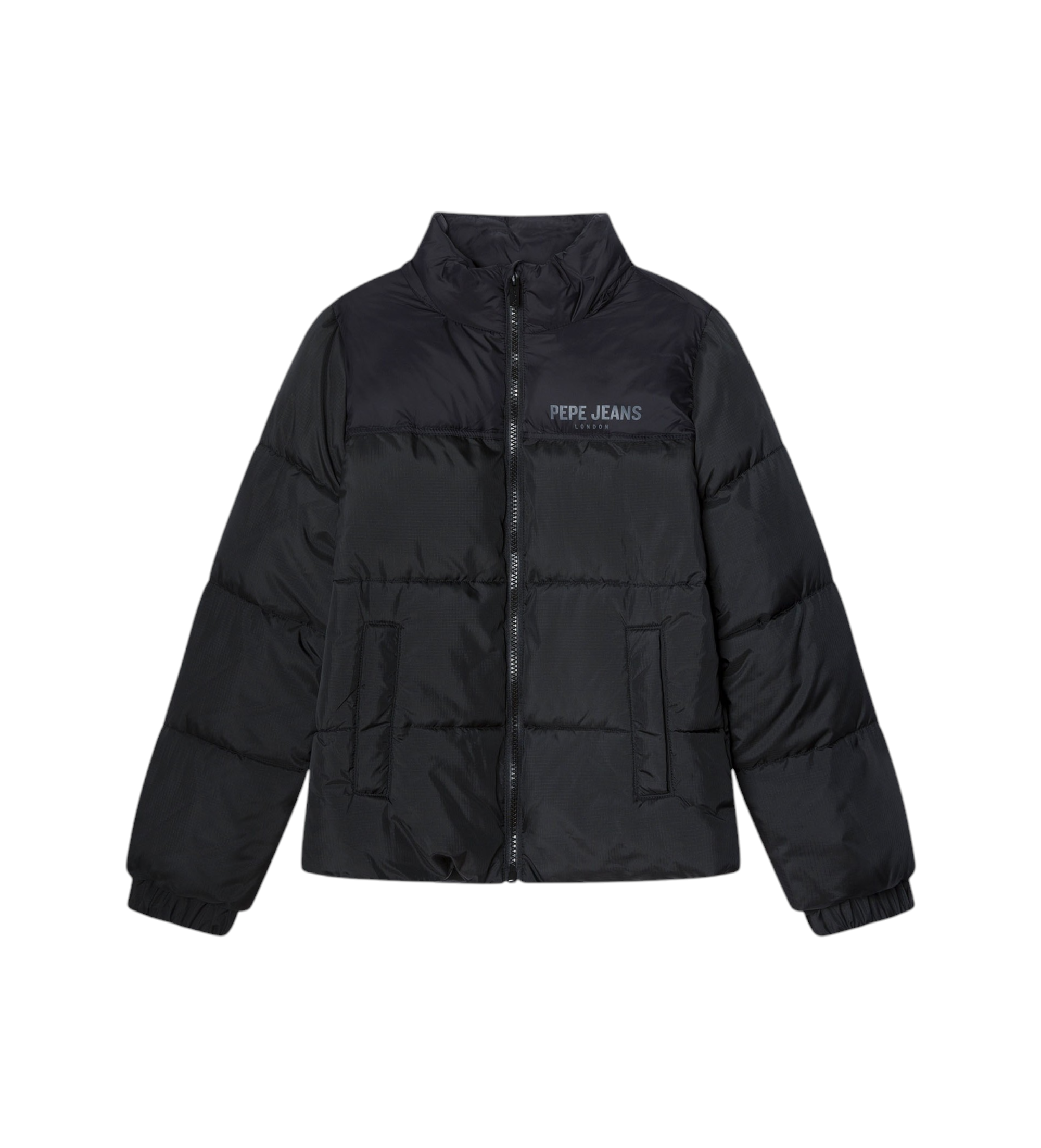 Pepe Jeans für Jungen. PB4000008 Navy Cash Mantel (10años= 140cm), Schwarz, Lässig, Polyamid, Kinderbekleidung