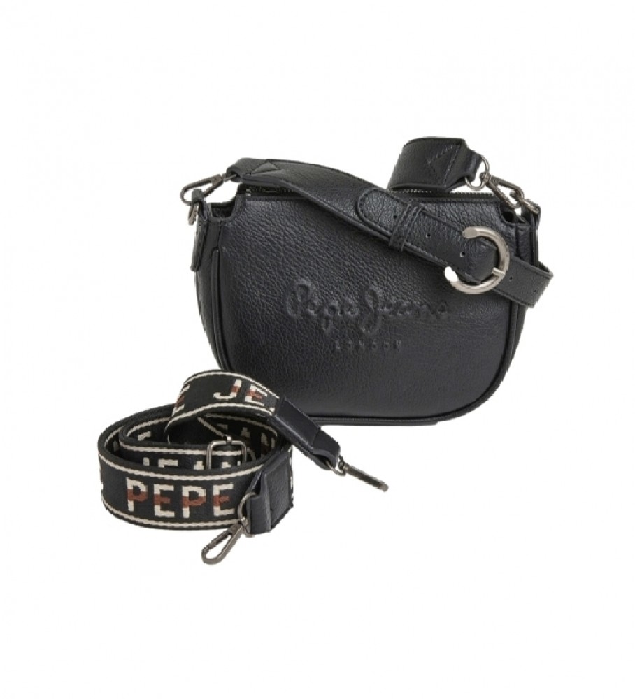 Pepe Jeansvoor vrouwen. PL031458 Cris schoudertas zwart (OSFA), Casual, Polyurethaan