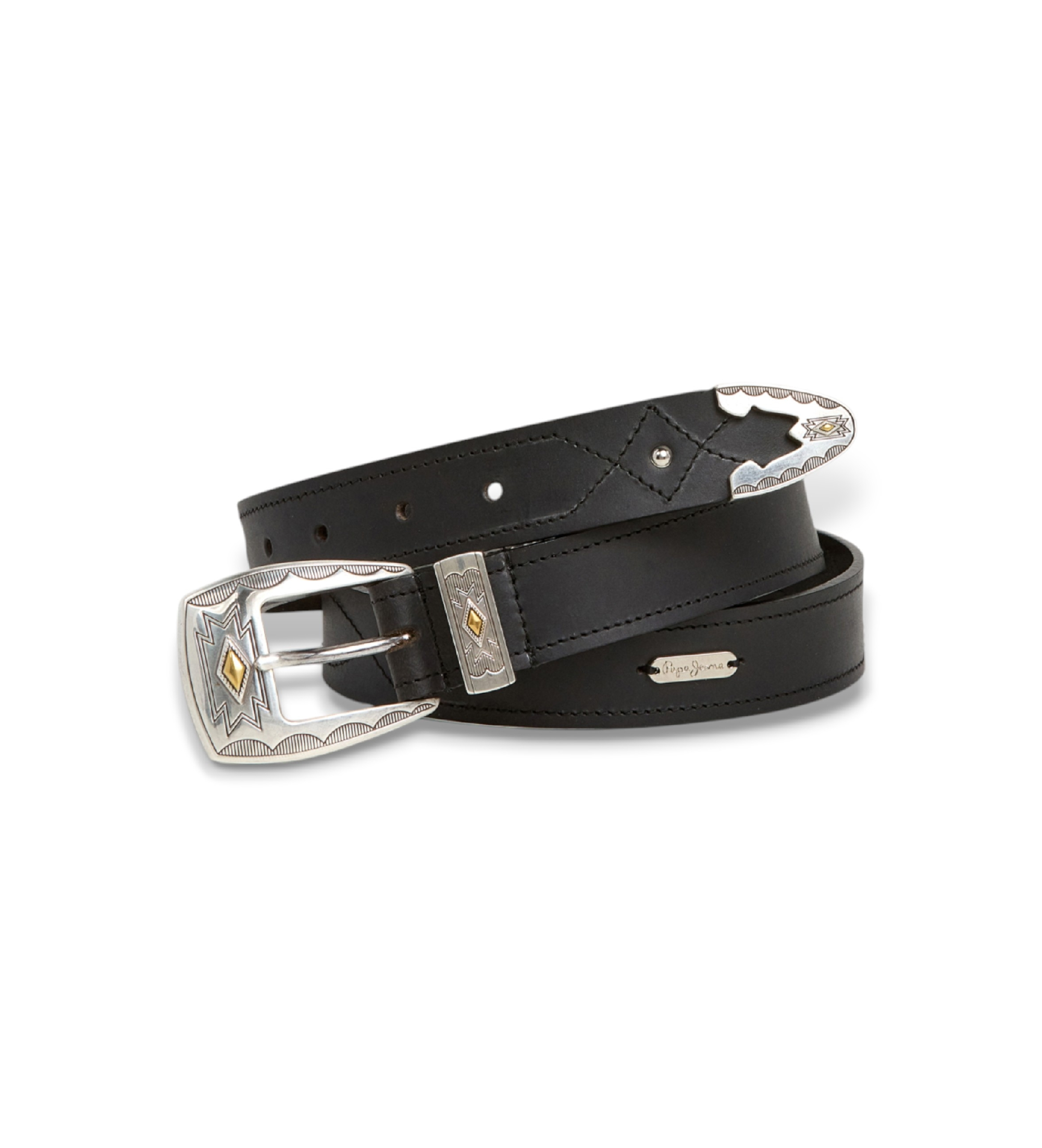 Pepe Jeansvoor vrouwen. PL020870 Dakota riem zwart (S), Casual, Leer