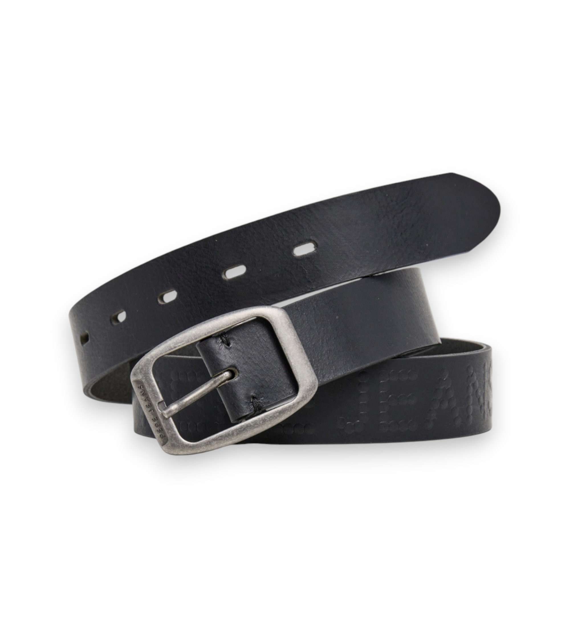 Pepe Jeansvoor mannen. PM0200008 Zwarte Derek riem (105 cm), Casual, Leer