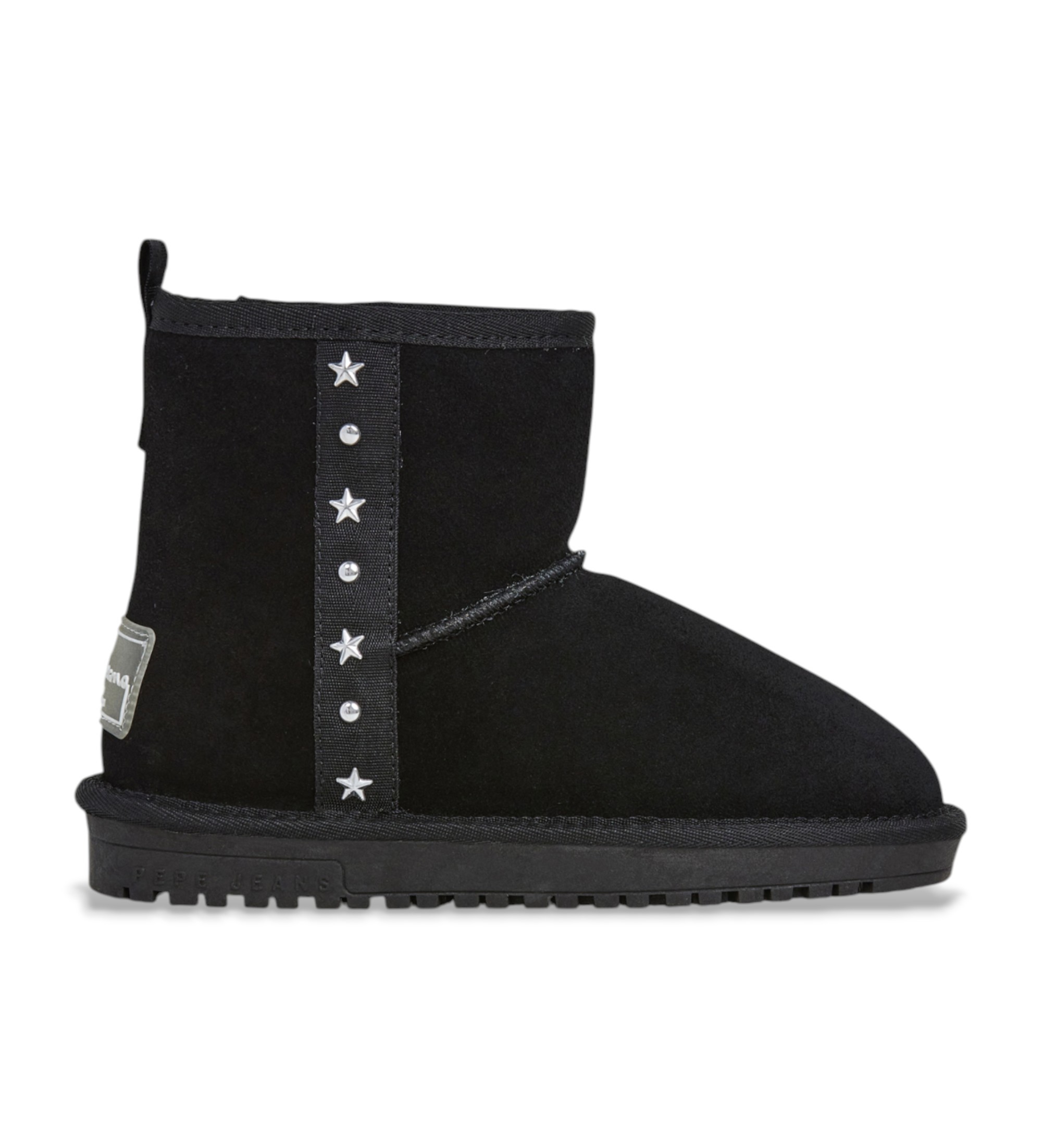 Pepe Jeans für Frauen/Mädchen. PGS500005 Diss Rock Lederstiefel schwarz (38), Wohnung, Keine, Lässig, Kinderbekleidung