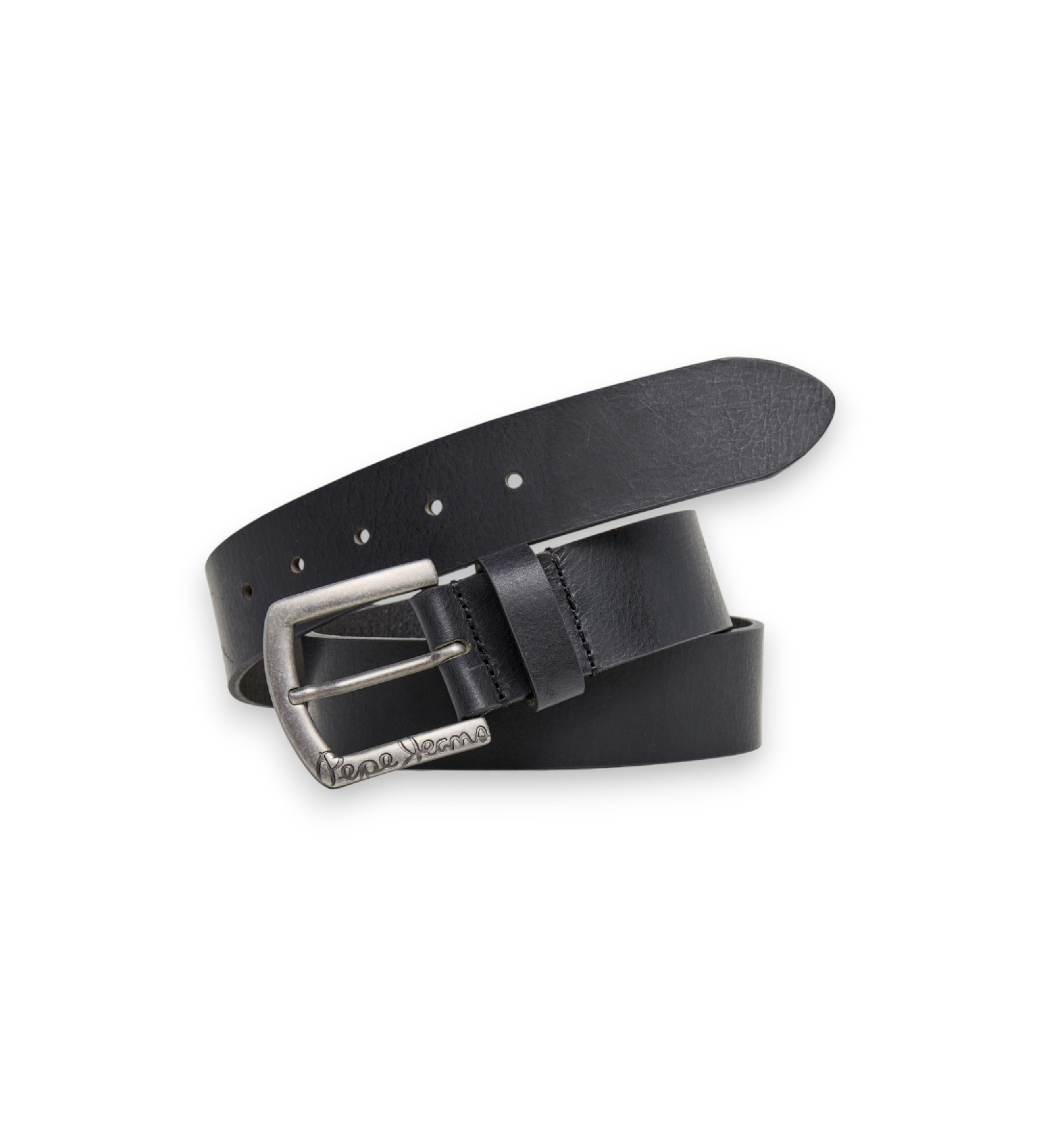 Pepe Jeans für Herren. PM0200009 Douglas Gürtel schwarz (85 cm), Lässig, Leder