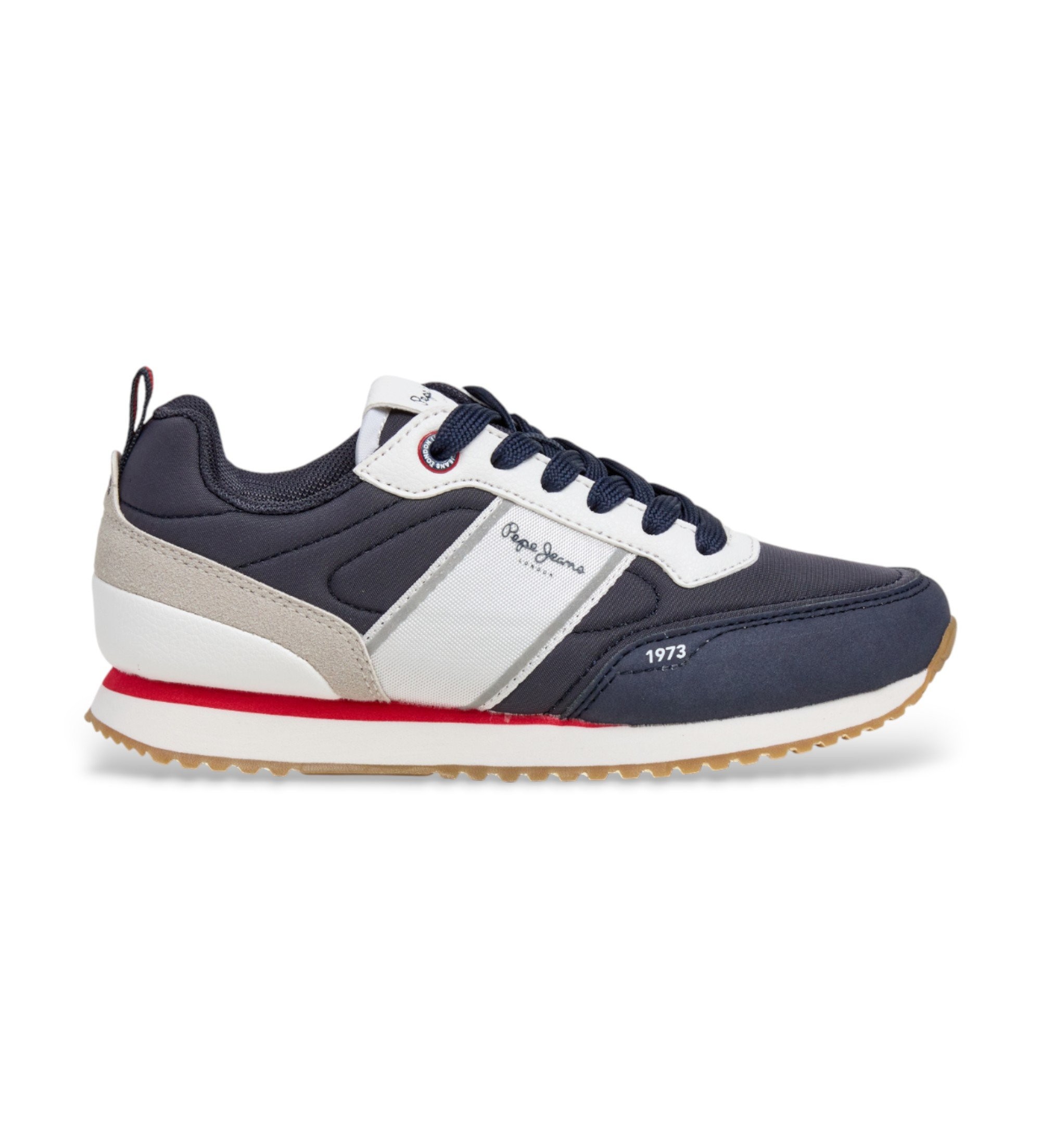 Pepe Jeans Unisex für Kinder. PBS400007 Dublin Sport Schuhe navy (35), Wohnung, Schnürsenkel, Lässig, Marine, Kinderbekleidung