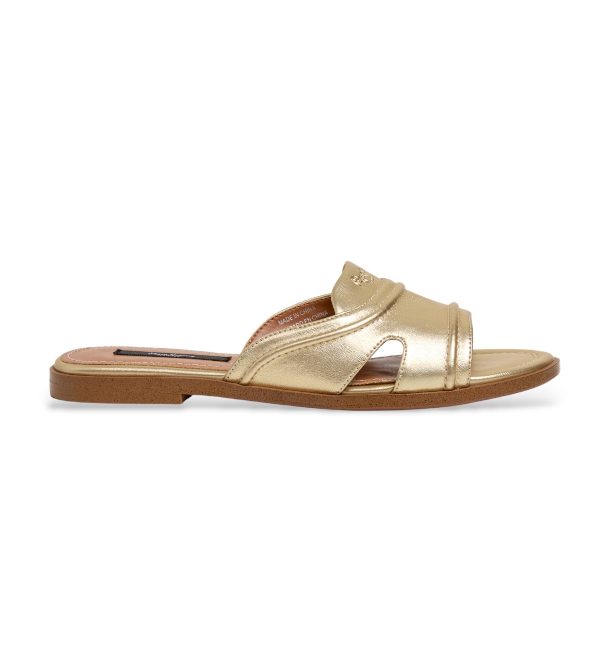 Pepe Jeans für Damen. PLS900017 Dyana Bay goldene Sandalen (36), 1 bis 3 cm, Keine, Lässig
