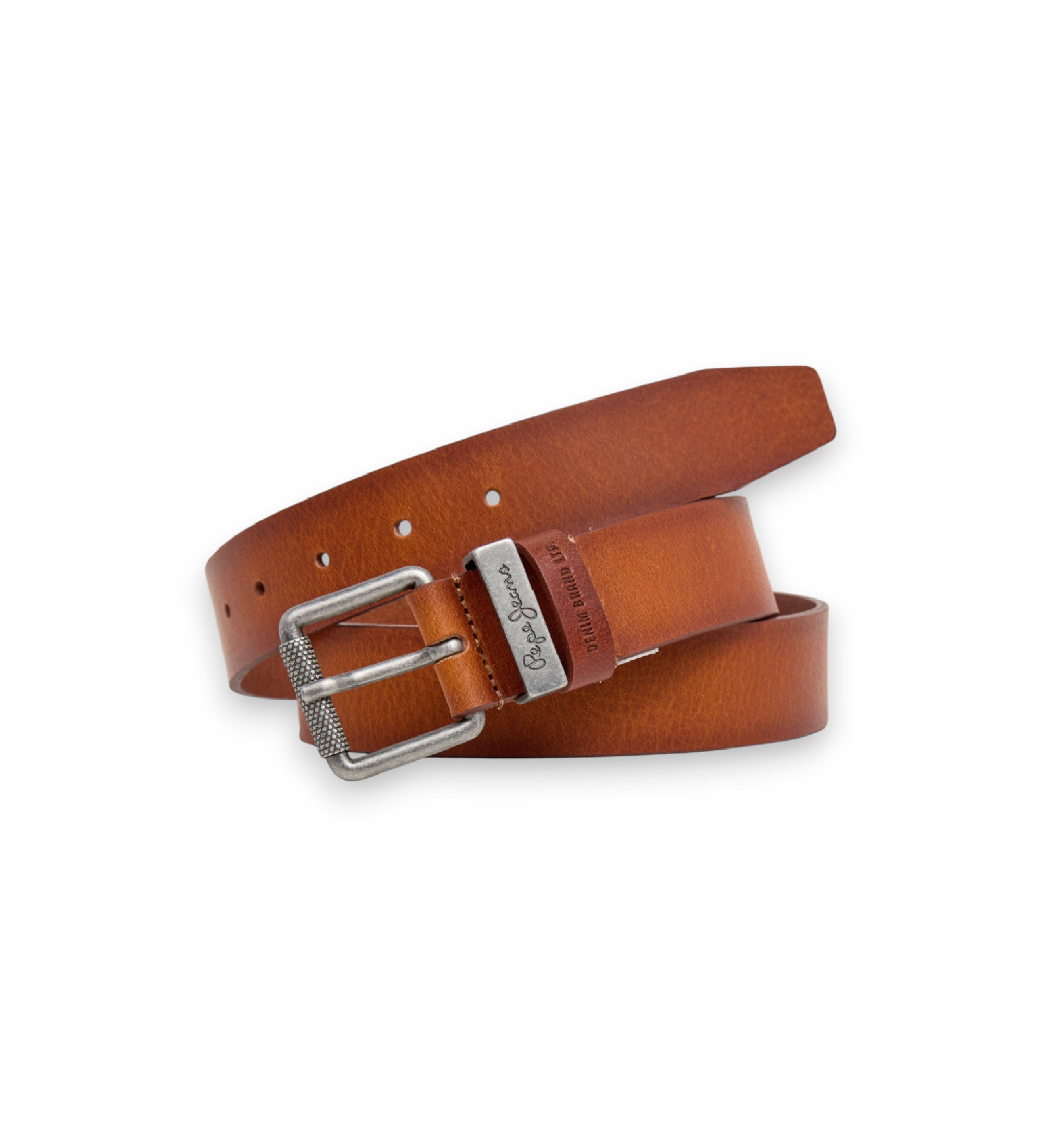 Pepe Jeans für Herren. PM0200004 Ezra brauner Gürtel (90 cm), Lässig, Leder