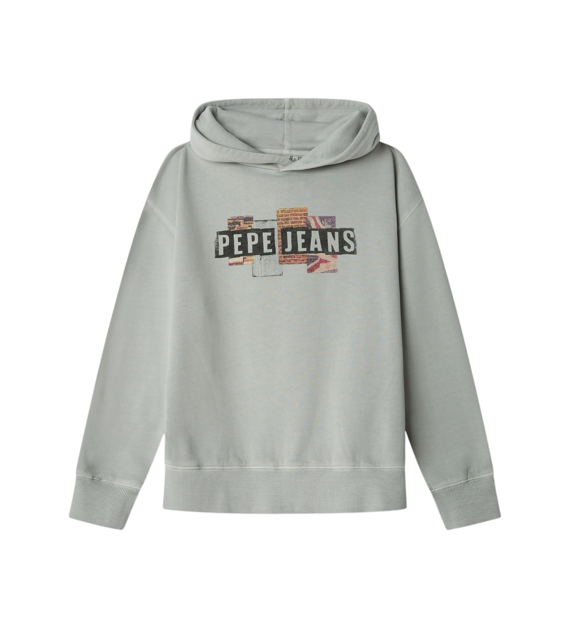 Pepe Jeans für Jungen. PB5800006 Sweatshirt Felder grau (10años= 140cm), Lässig, Baumwolle, Kinderbekleidung