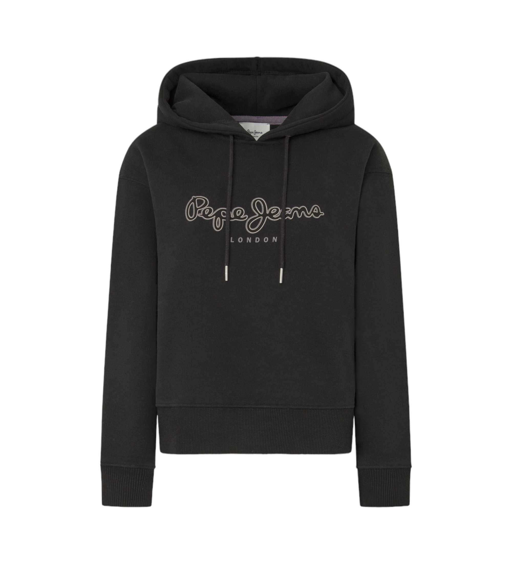 Pepe Jeans für Damen. PL581459 Sweatshirt Frida schwarz (M), Lässig, Baumwolle, Nachhaltig
