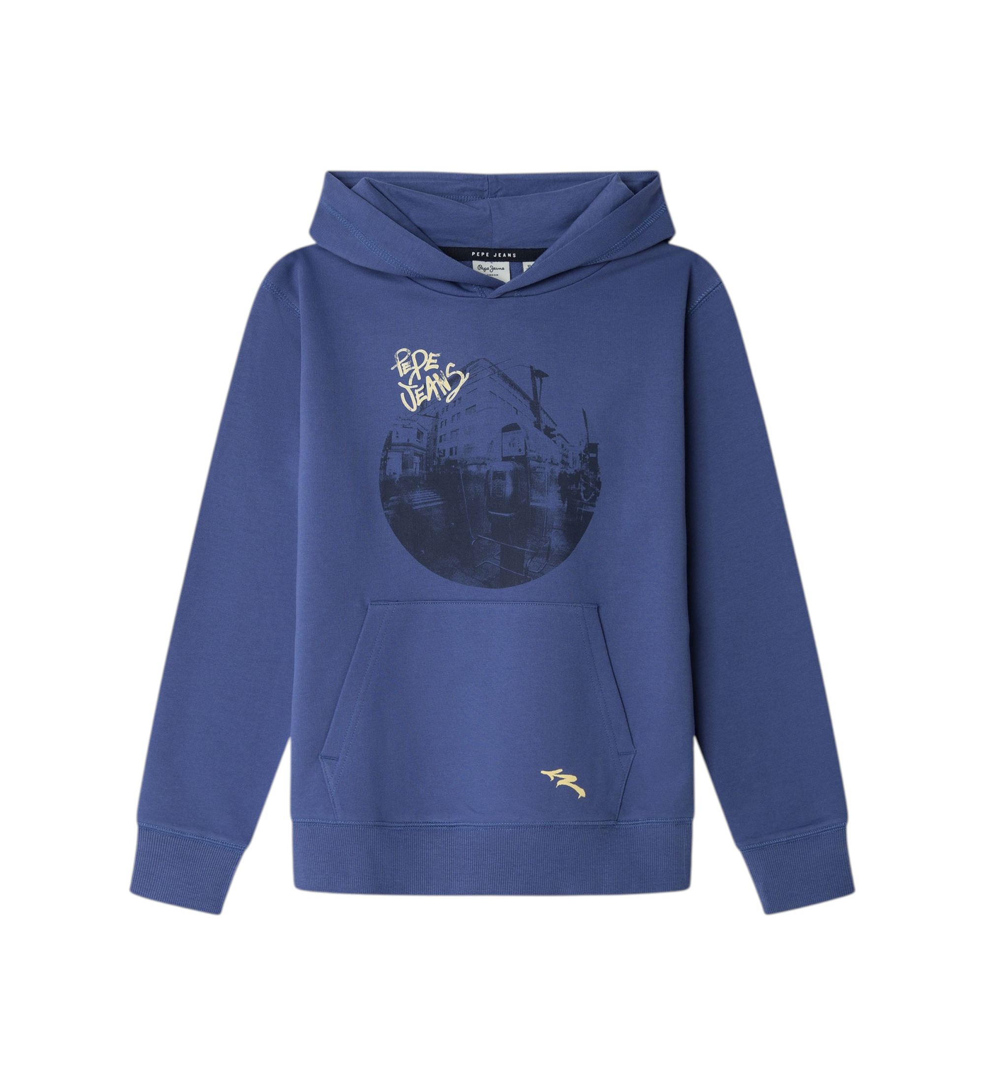 Pepe Jeans für Jungen. PB5800004 Gabrien Sweatshirt blau (8Años= 128cm), Lässig, Baumwolle, Langarm, Kinderbekleidung