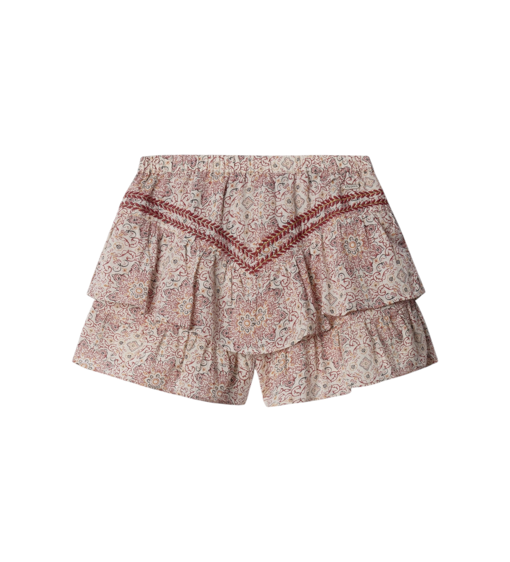 Pepe Jeansvoor meisjes. PG8000009 Korte broek Hella wit crème (12años= 152cm), Casual, Katoen, kinderkleding