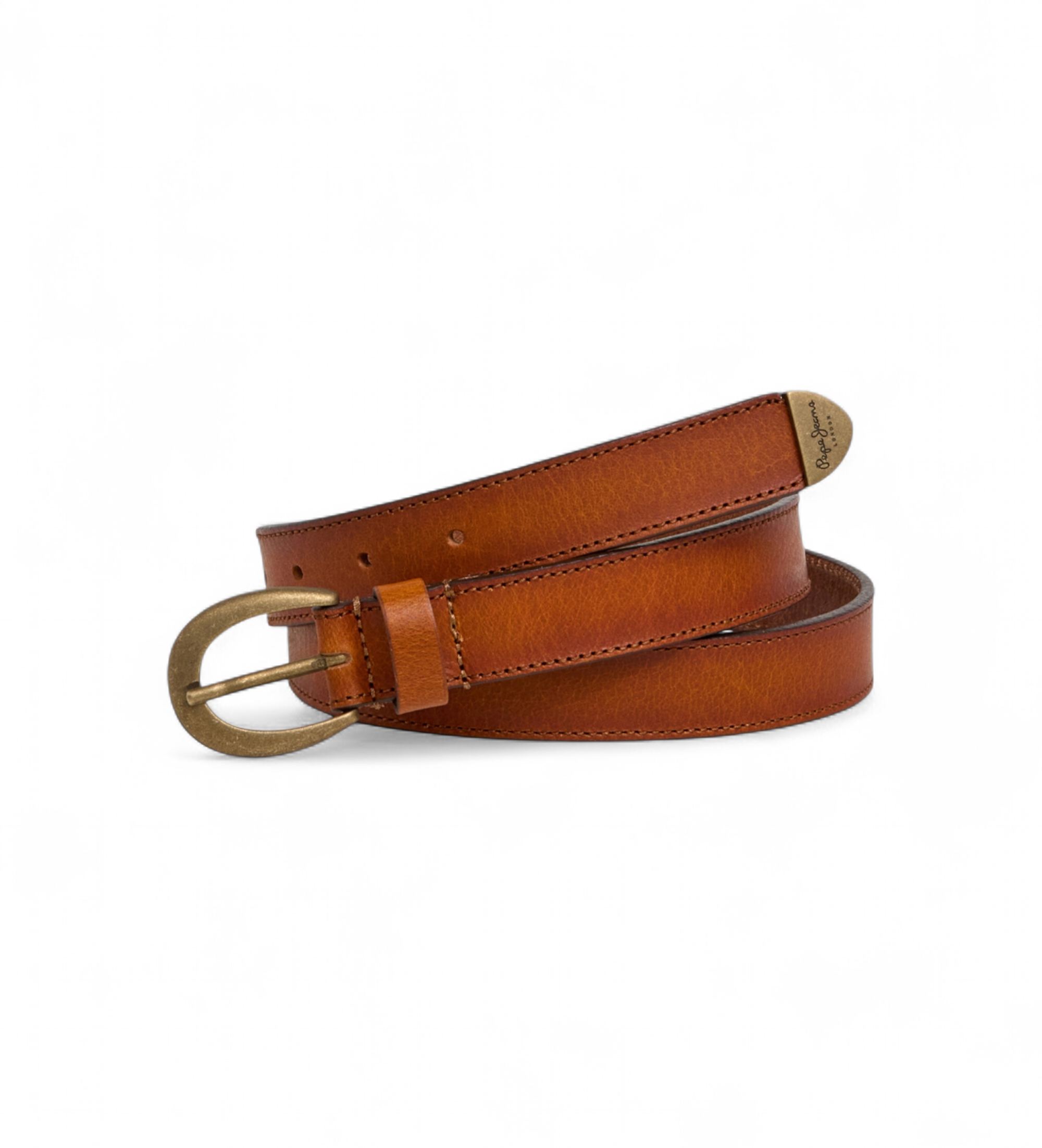 Pepe Jeans für Damen. PL020879 Brauner Inaya-Gürtel (M), Lässig, Leder