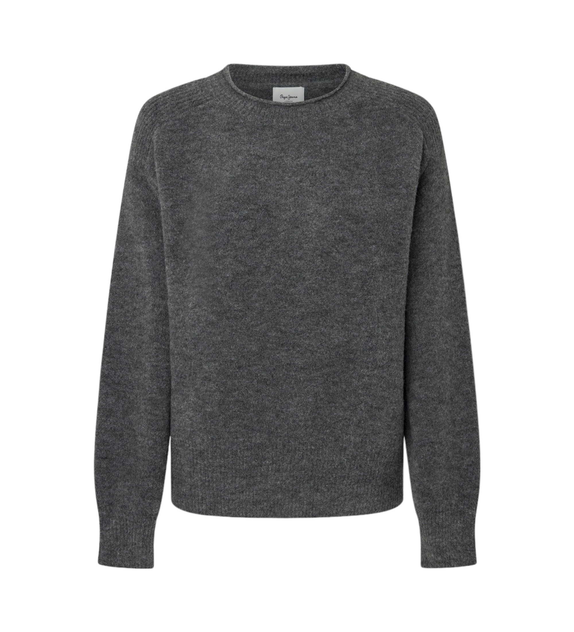 Pepe Jeans für Damen. PL702192 Irma Crew Pullover grau (S), Lässig, Acryl