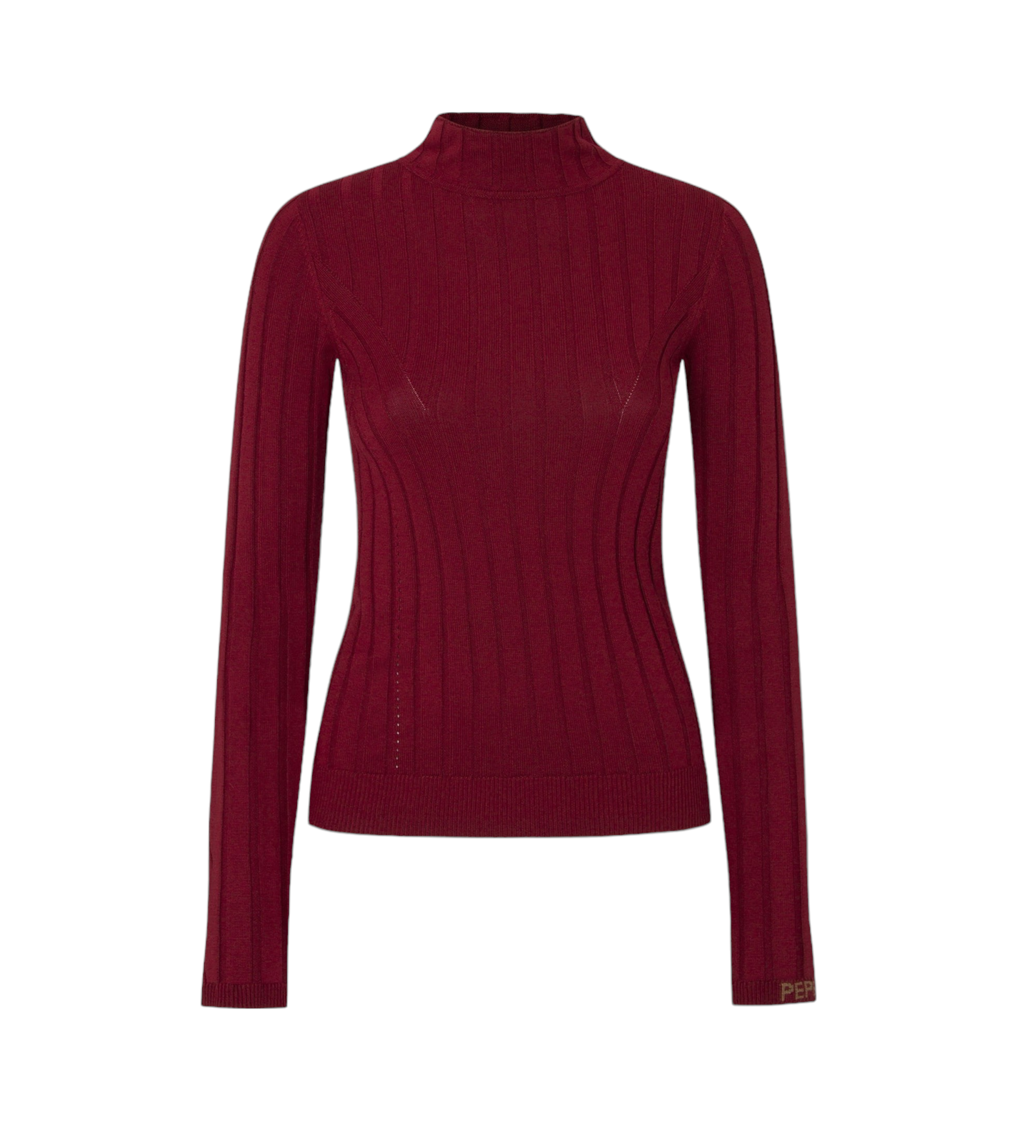 Pepe Jeans für Damen. PL702224 Izabel Pullover kastanienbraun (S), Lässig, Baumwolle