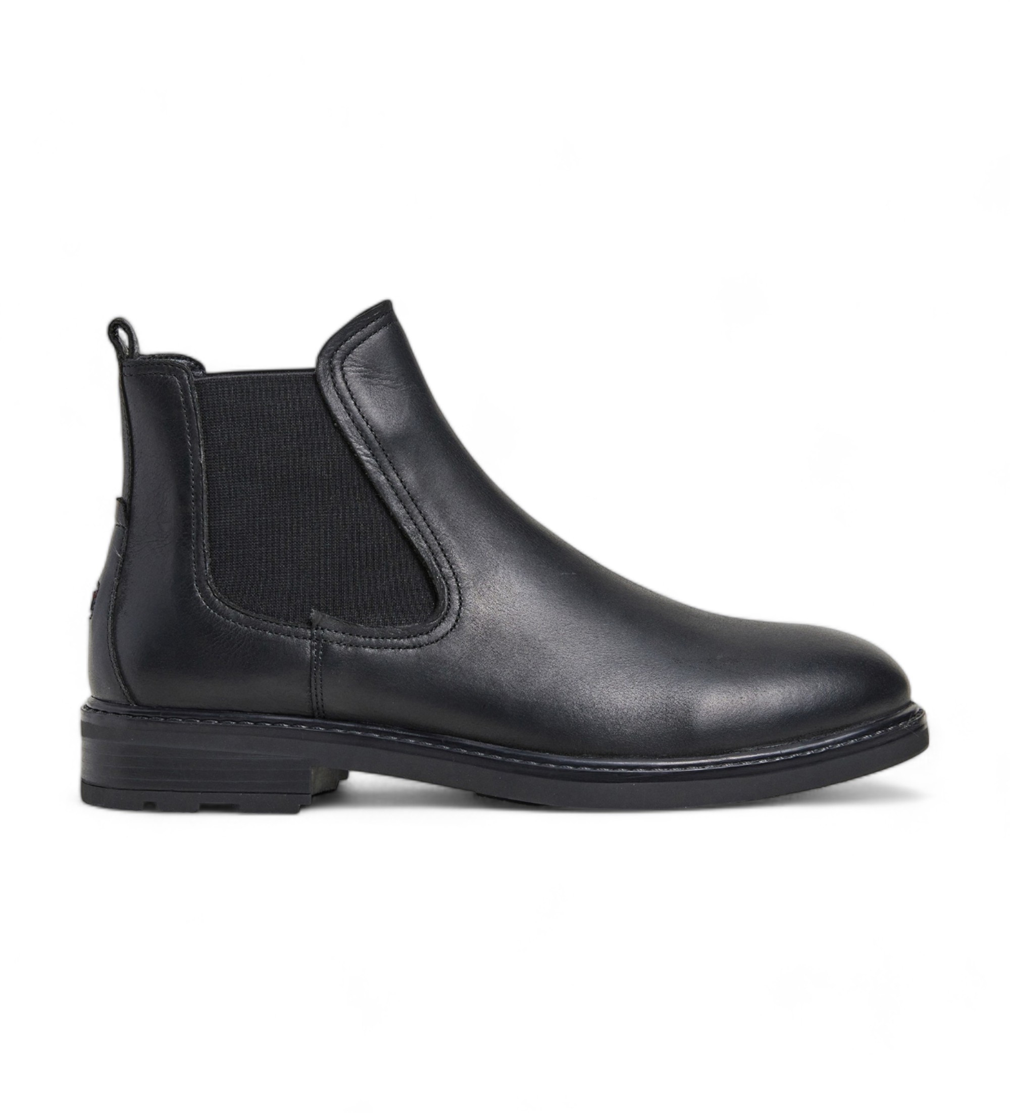 Pepe Jeans für Herren. PMS50244 Leeds City Lederstiefeletten schwarz (46), Wohnung, Keine, Lässig