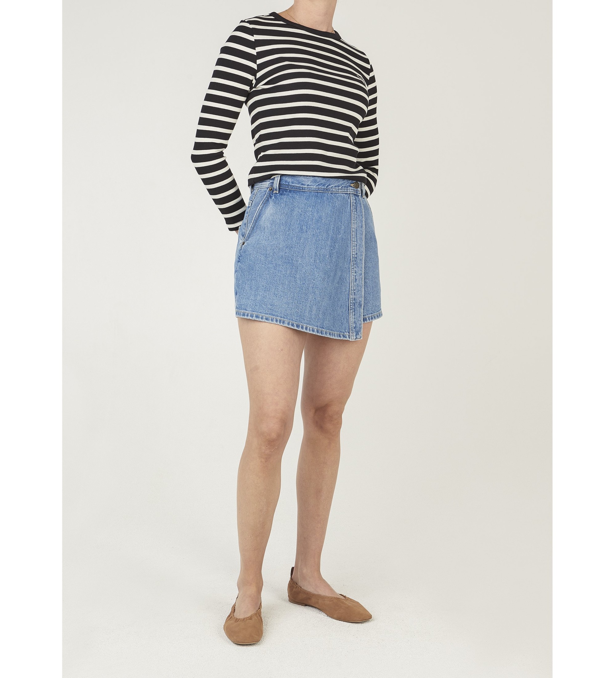 Pepe Jeansvoor vrouwen. PL80000372VC Blauwe Reguliere Rok (30), Casual, Katoen