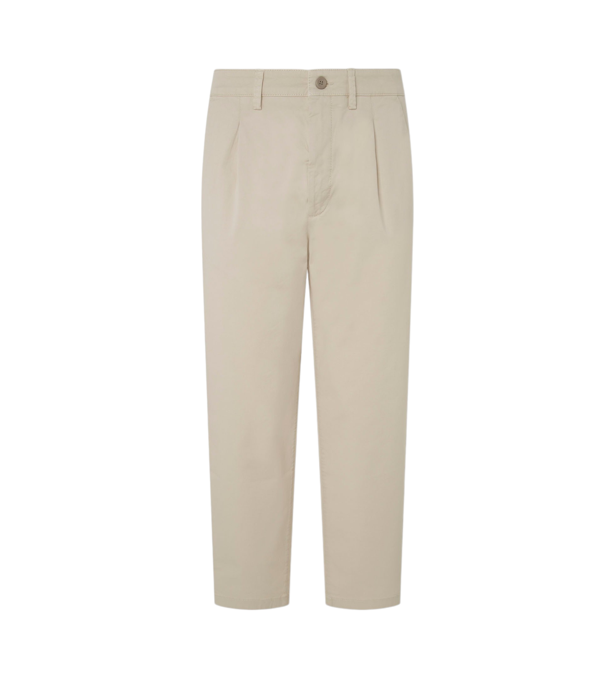 Pepe Jeans für Herren. PM211719 Entspannte Chino-Hose Weiß Ecru (34), Lässig, Baumwolle